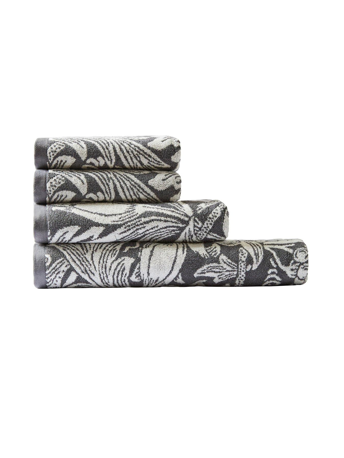  image of william-morris-at-home-sunflower-100-cotton-towel-collection
