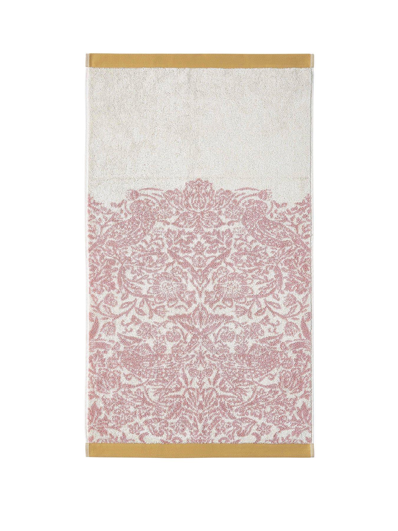 Image 2 of 7 of William Morris at Home Strawberry Thief 100% Cotton Towel Collection