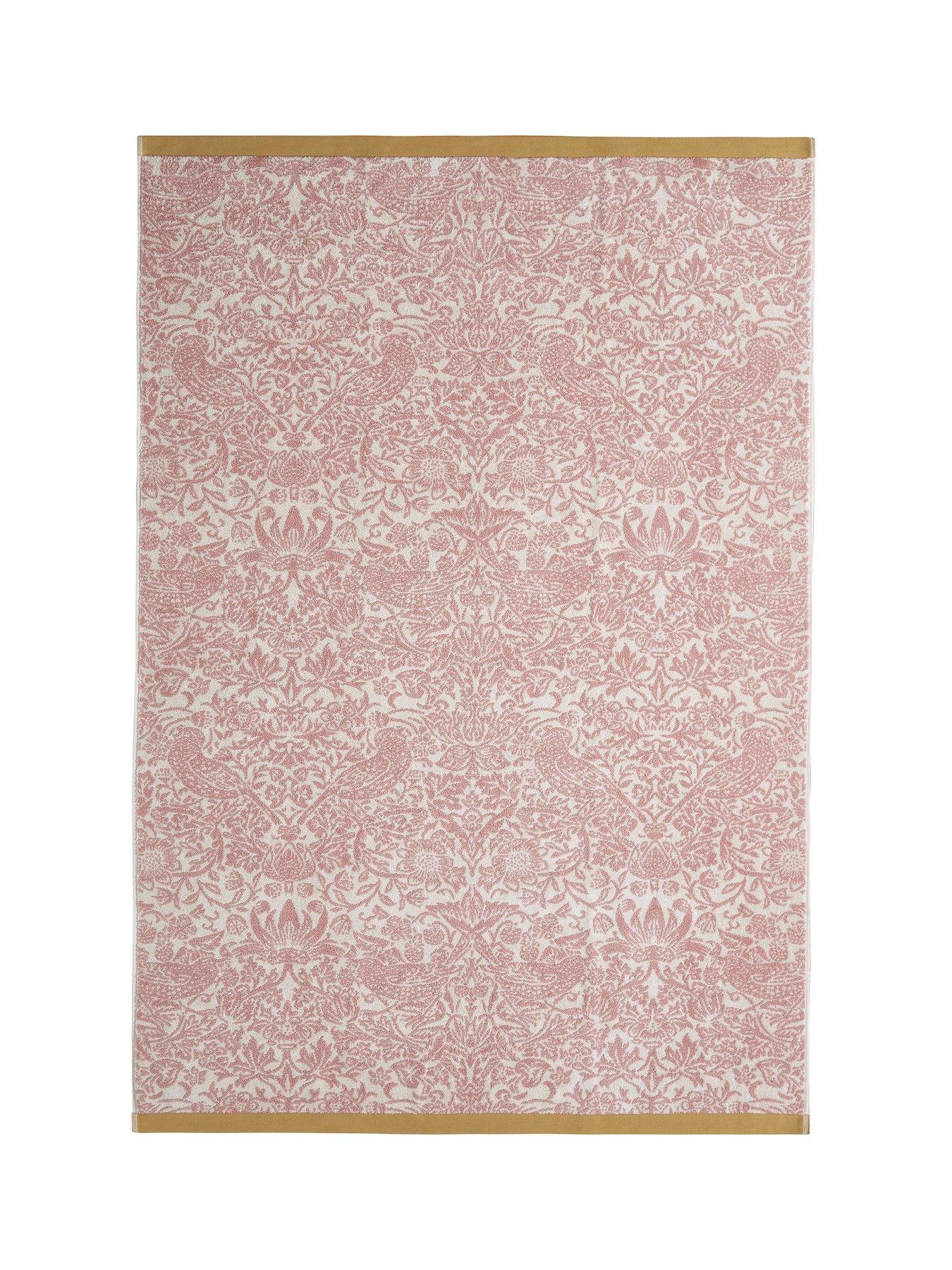 Image 4 of 7 of William Morris at Home Strawberry Thief 100% Cotton Towel Collection