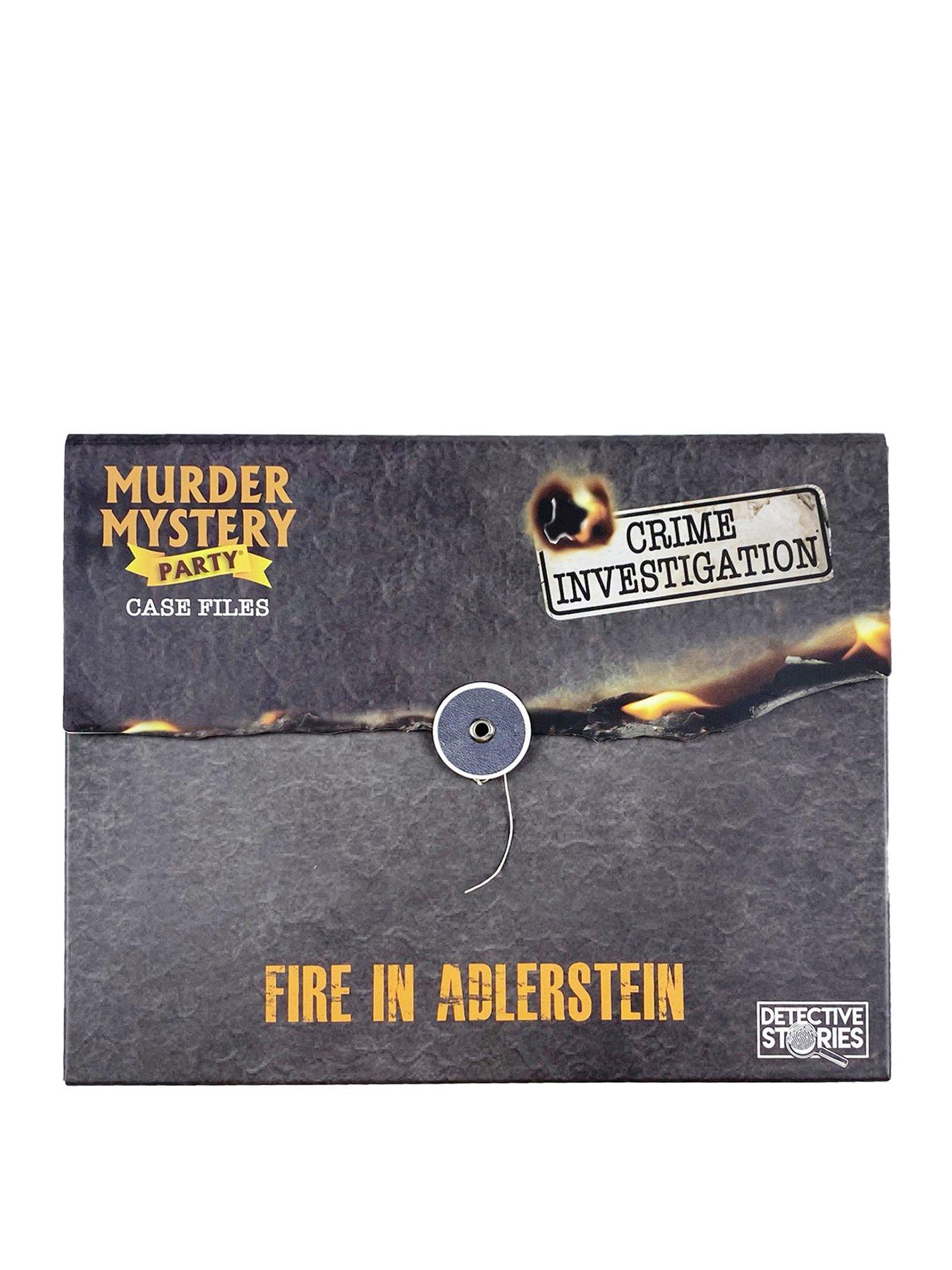University Games Murder Mystery Case files - Fire in Adlerstein