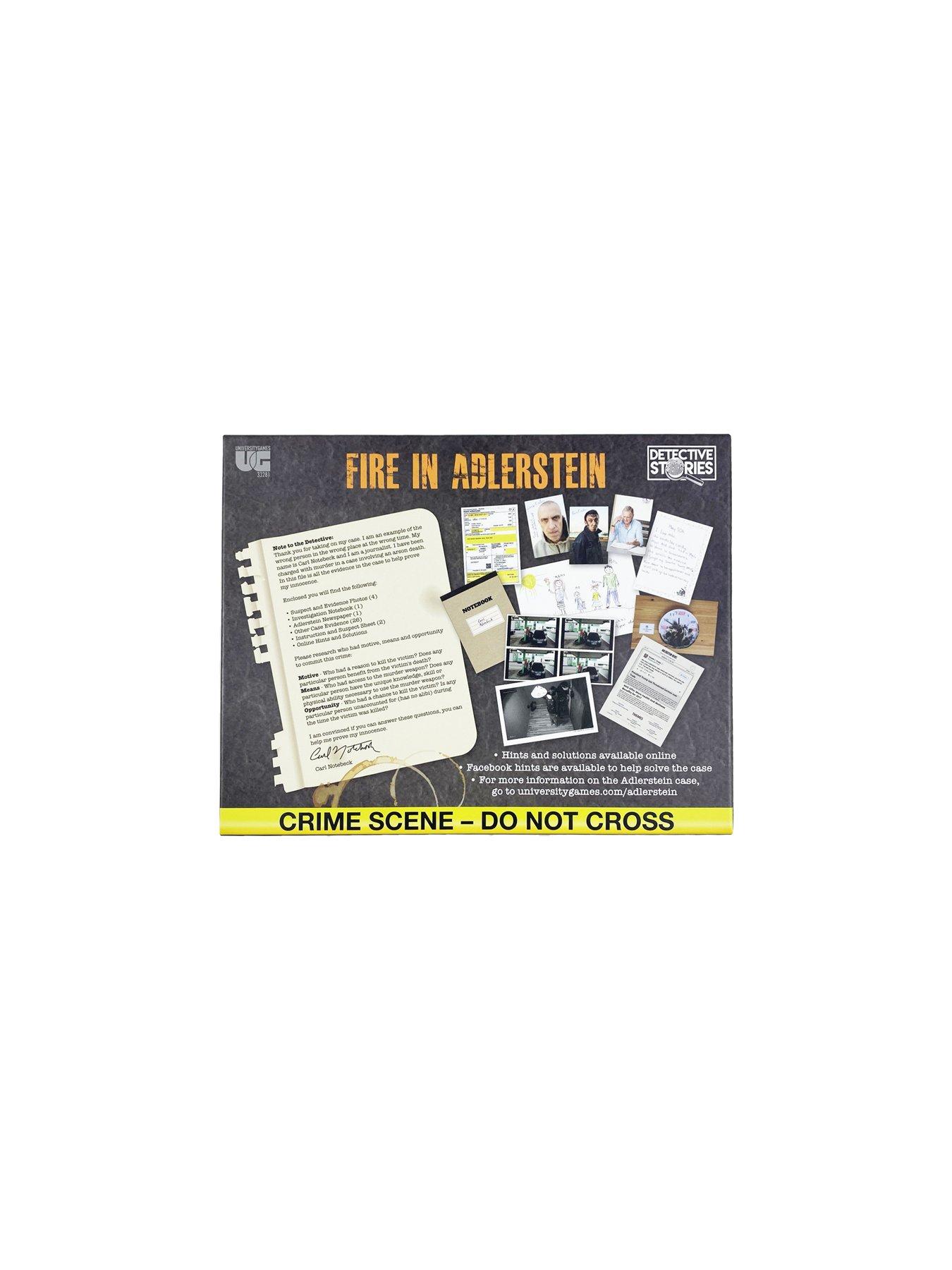 Image 2 of 5 of University Games Murder Mystery Case files - Fire in Adlerstein