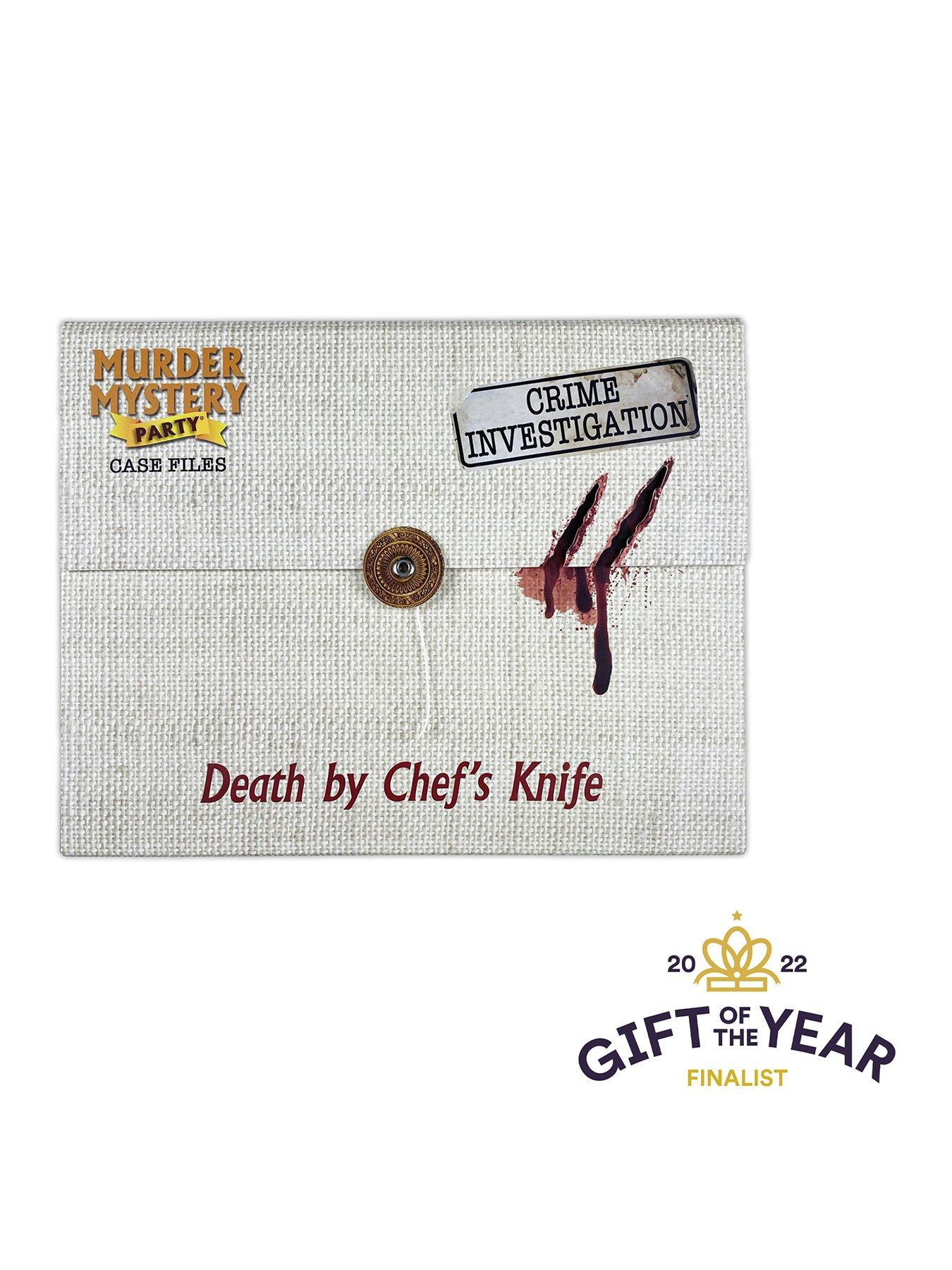 University Games Murder Mystery Case Files - Death by Chef's Knife
