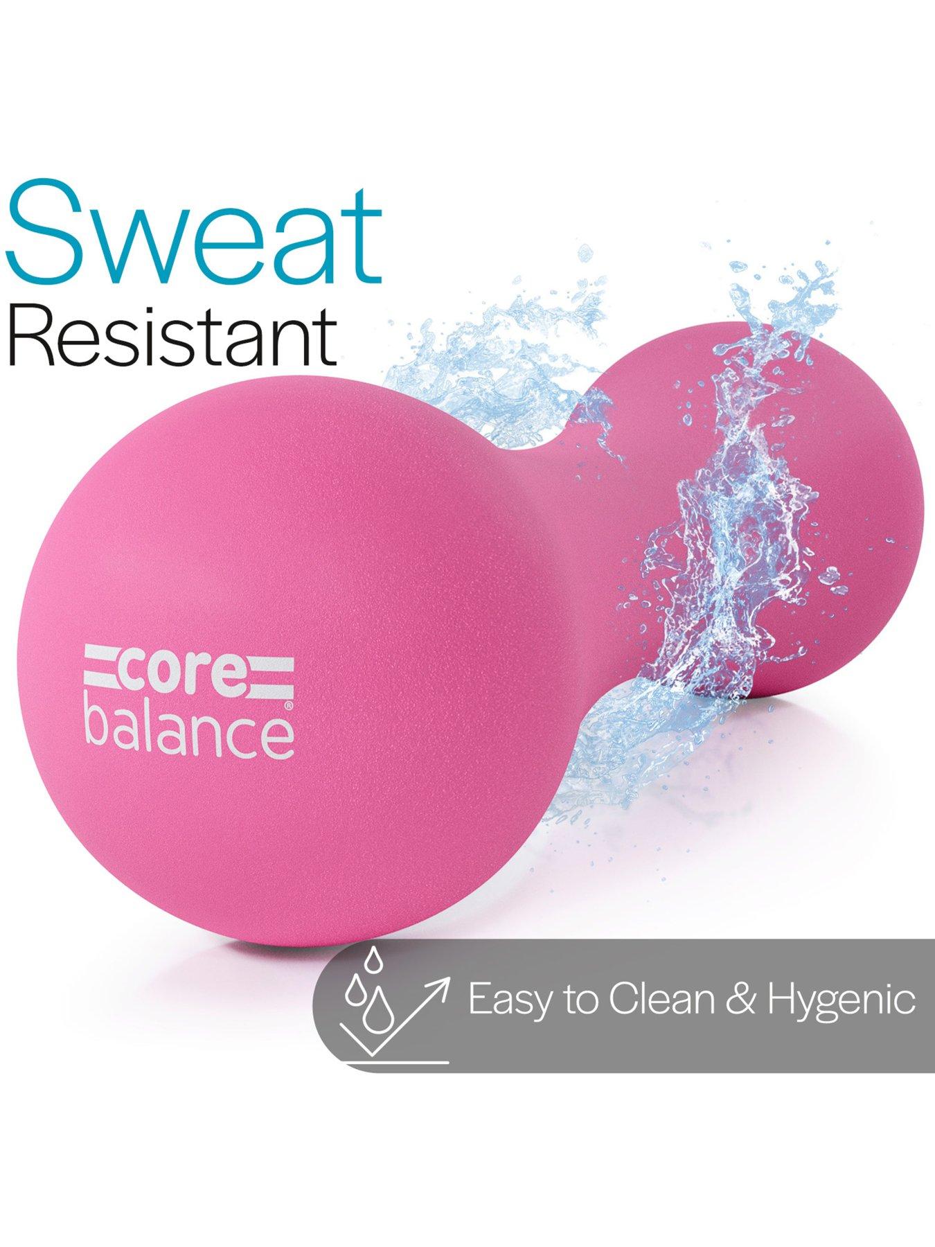  image of core-balance-bone-neoprene-dumbbells-2-x-2kg