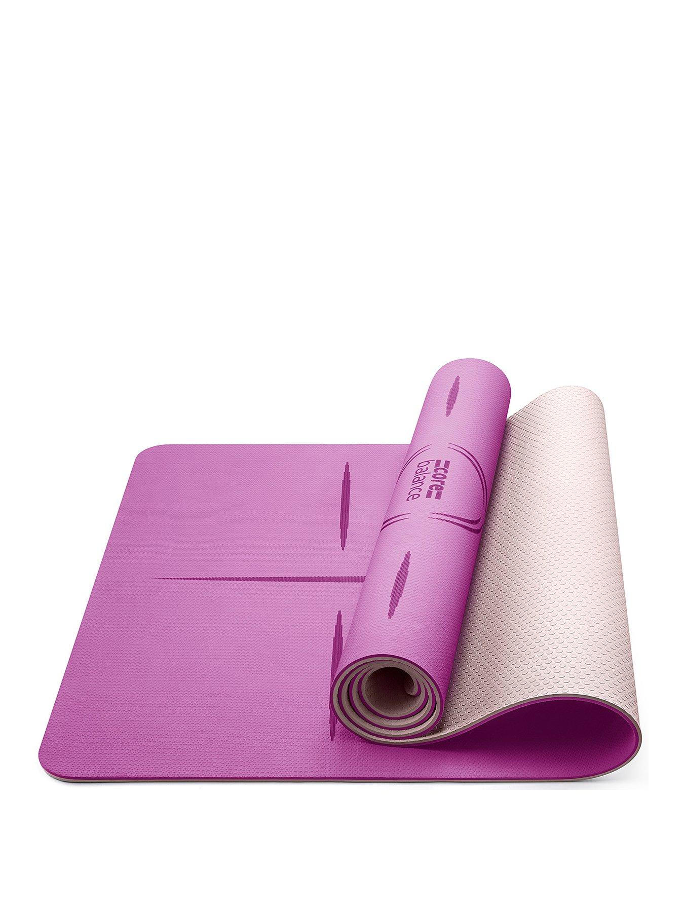 Image 1 of 6 of Core Balance TPE Alignment Yoga Mat (Purple)