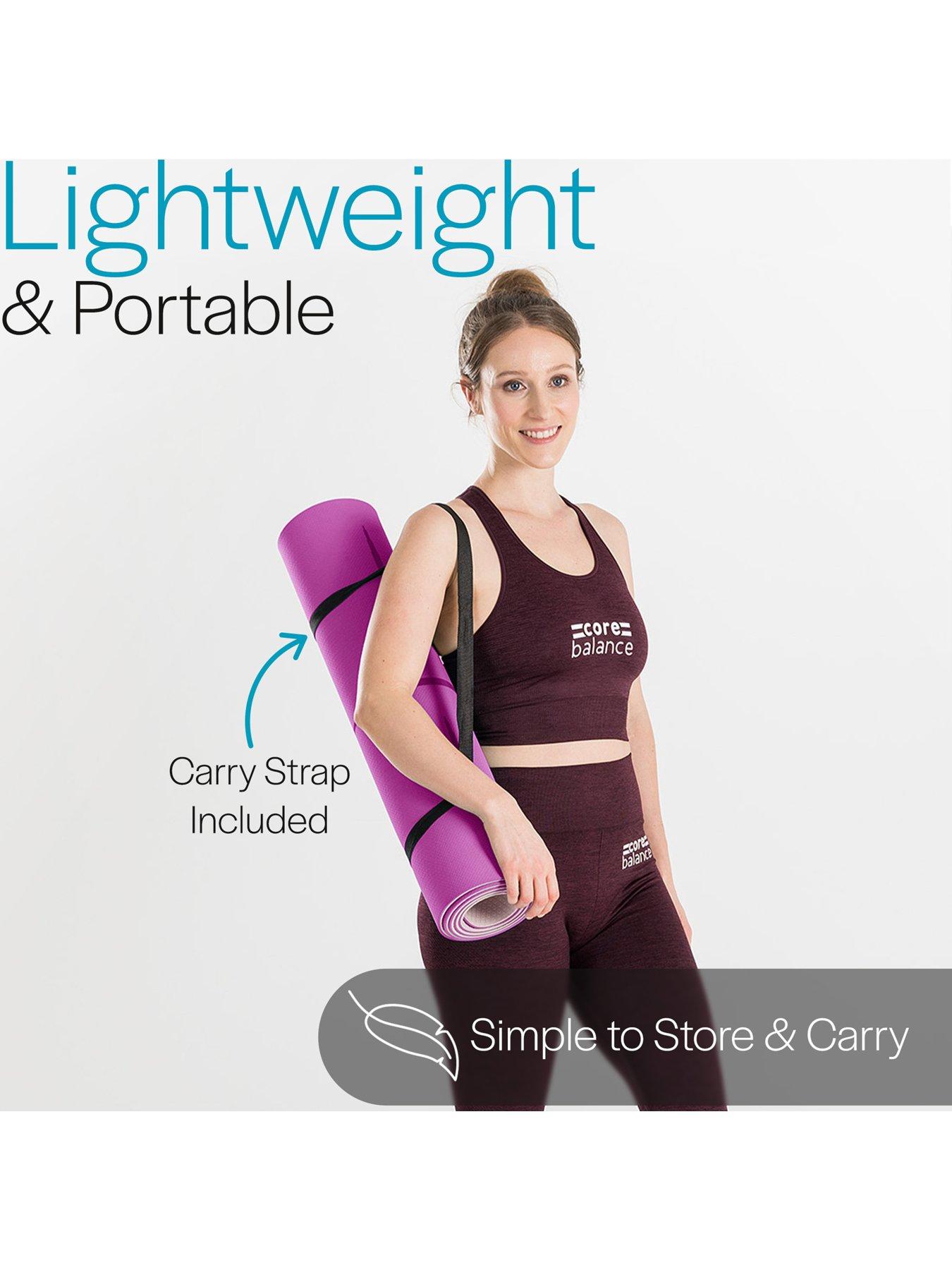  image of core-balance-tpe-alignment-yoga-mat-purple