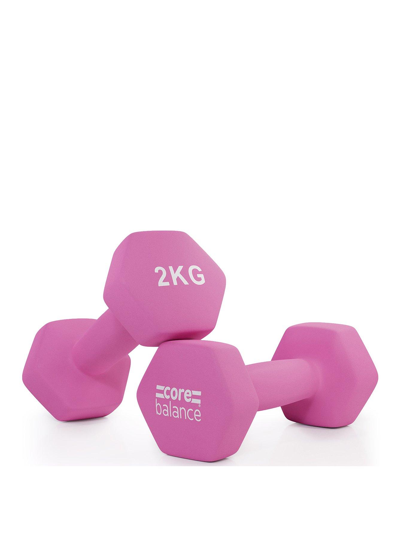 undefined Hex Neoprene Dumbbells (2 x 2kg)