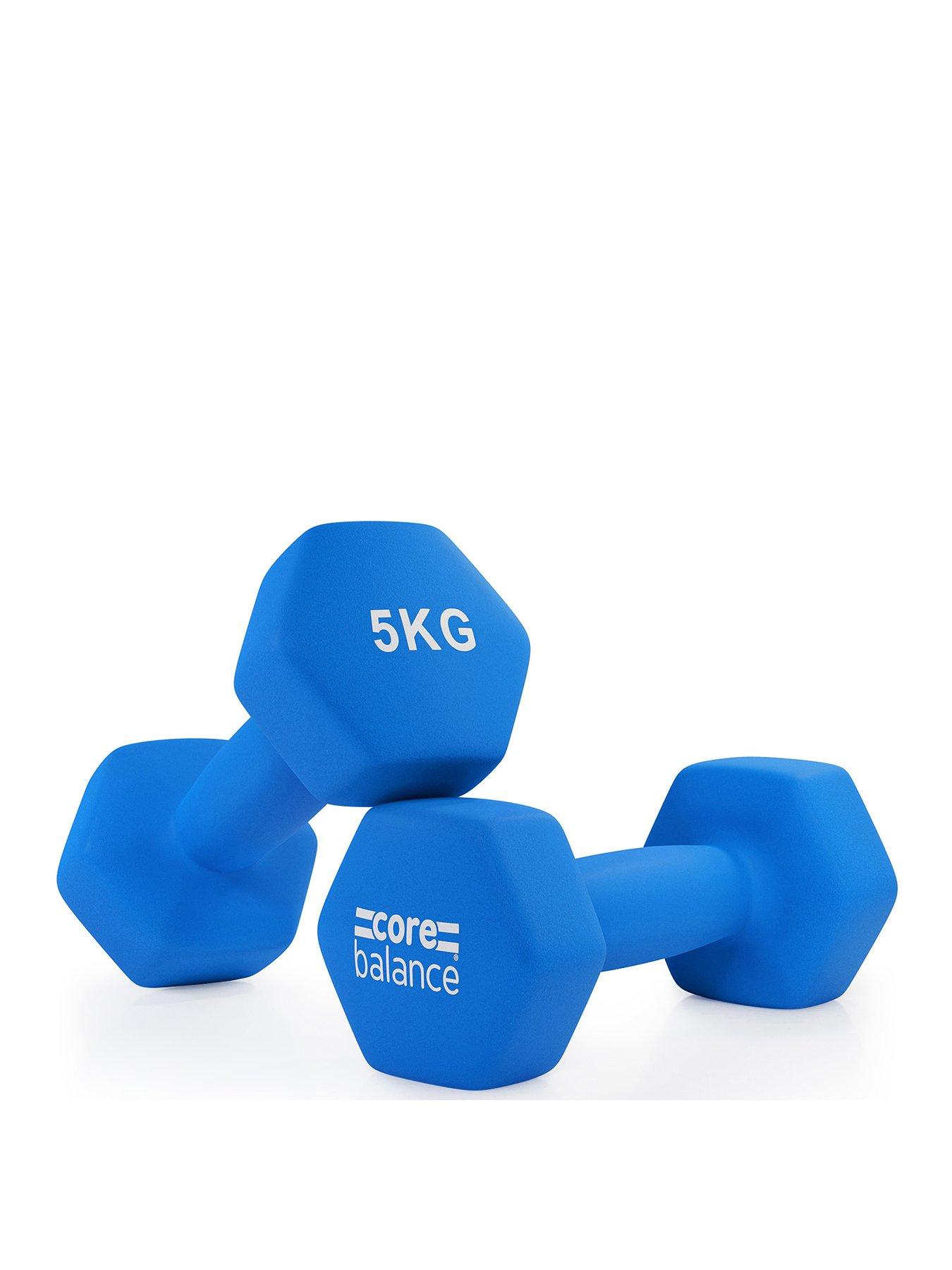 undefined Hex Neoprene Dumbbells (2 x 5kg)