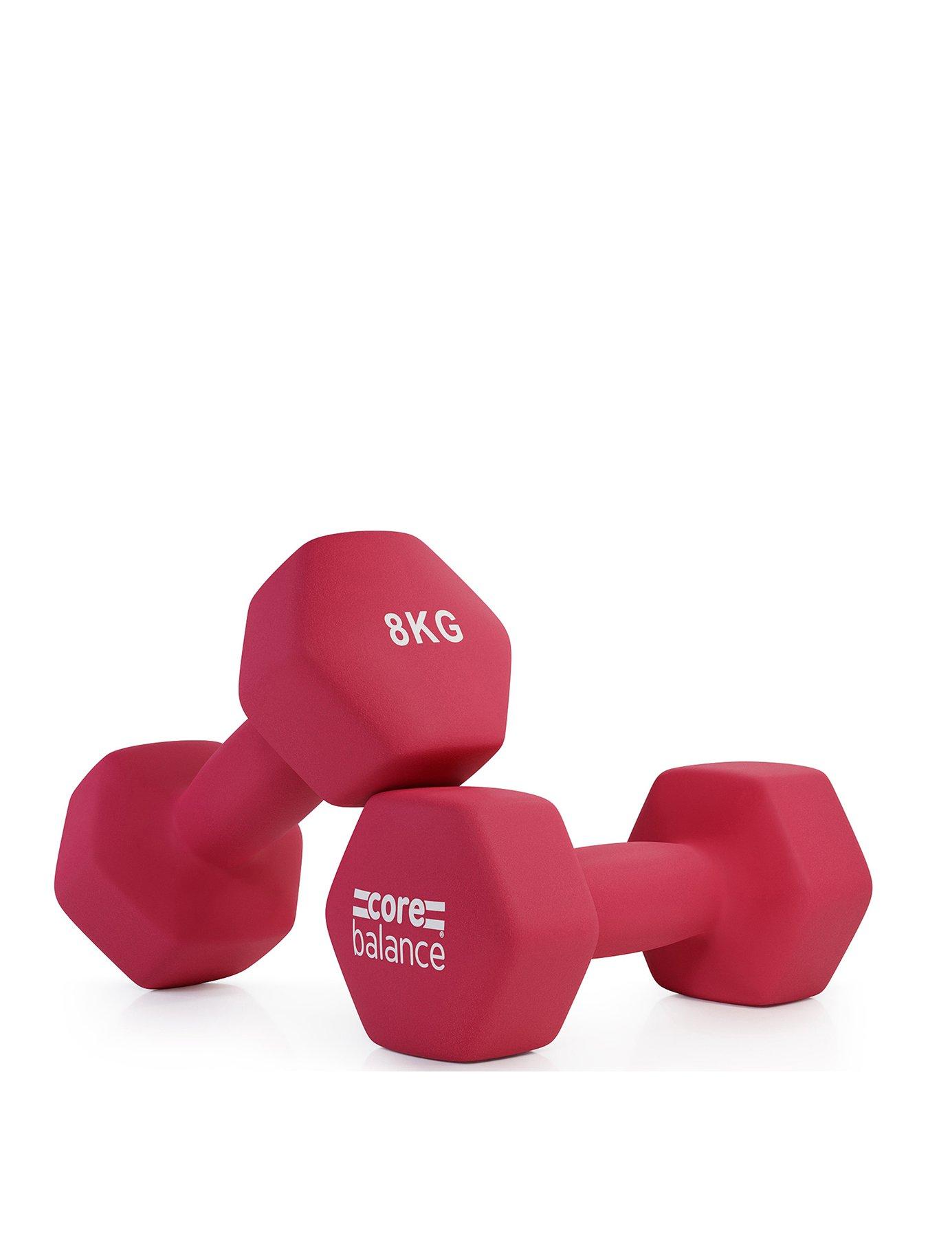undefined Hex Neoprene Dumbbells (2 x 8kg)