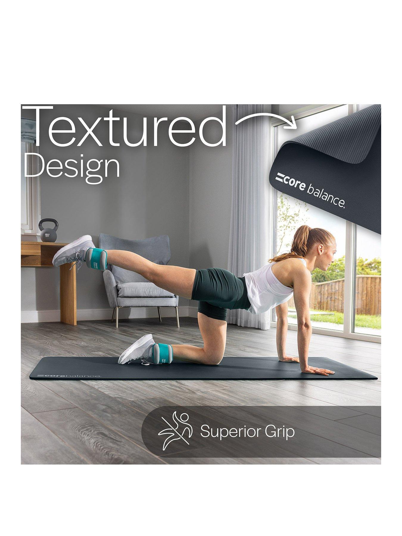 Core Balance Black NBR Exercise Mat (10mm Thick) | Littlewoods