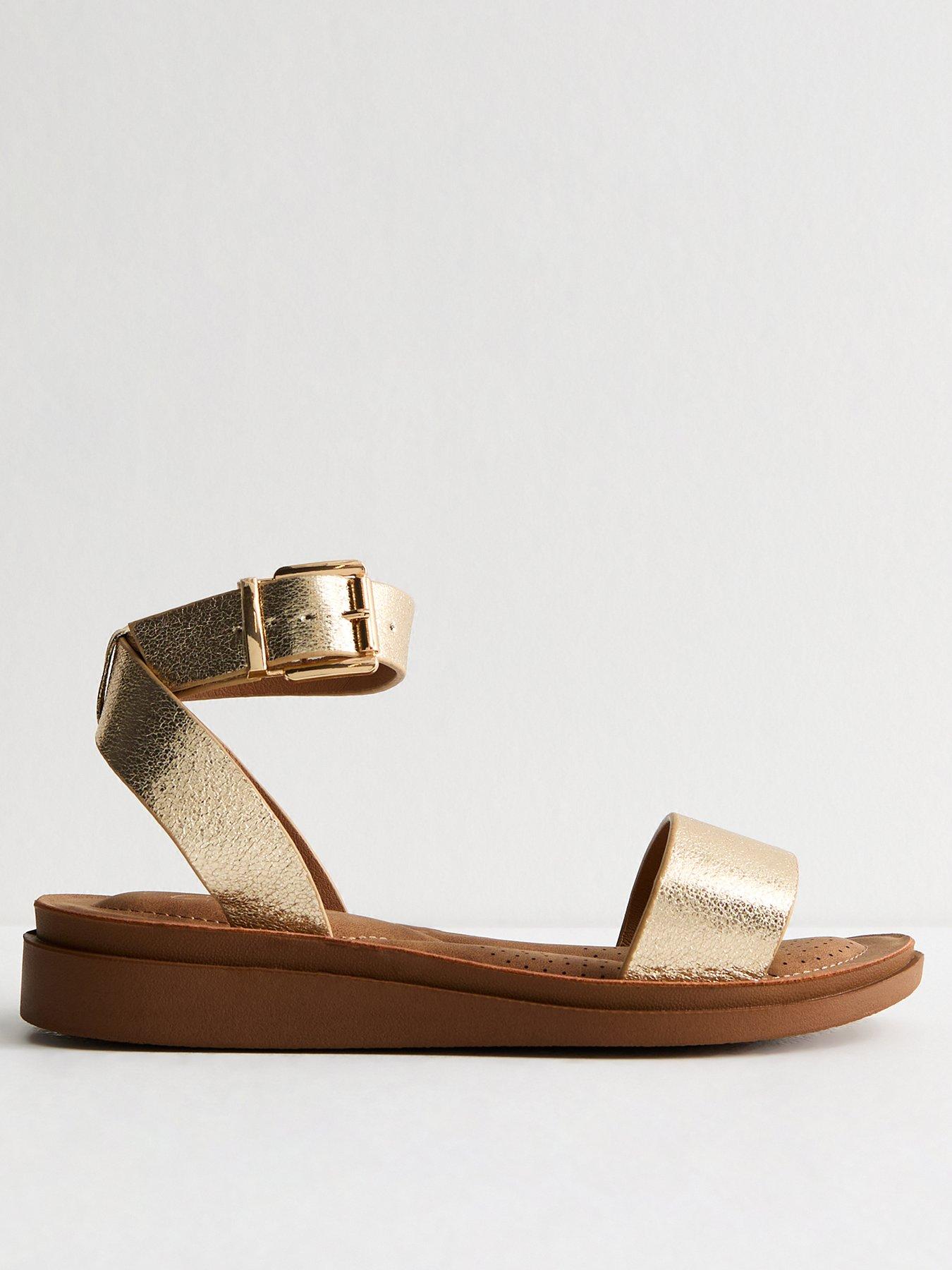 new-look-faux-leather-open-toe-sandals-gold
