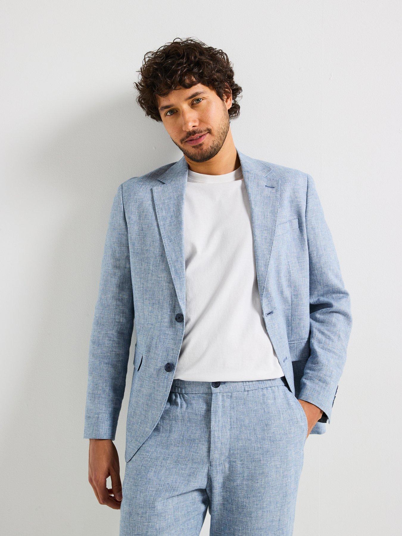 Selected Homme Regular Fit Malik Blazer - Light Blue