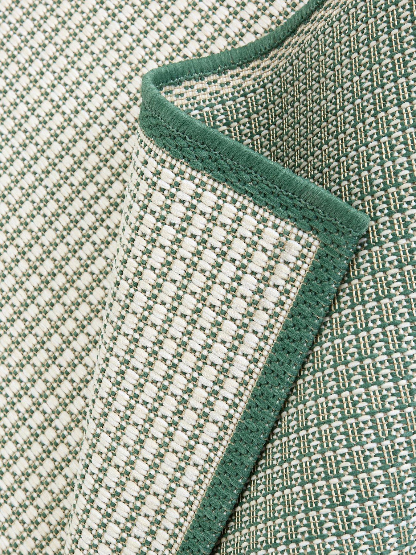  image of the-very-collection-element-border-indooroutdoor-runner-green