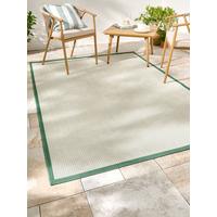 Whatl The Very Collection Element Border Indoor/Outdoor Rug - Green | Littlewoods