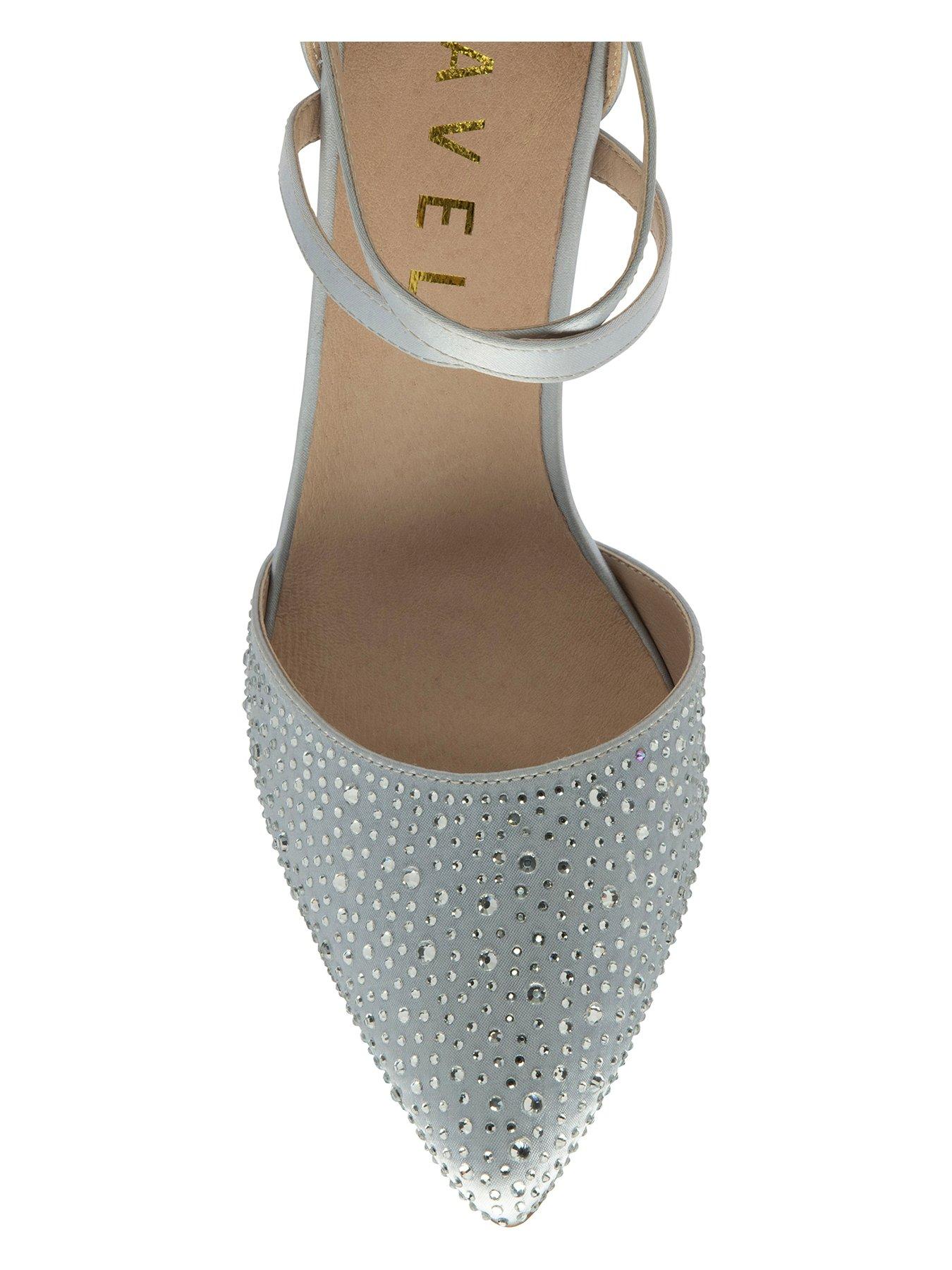  image of ravel-rainsville-heeled-shoes-silver-satin