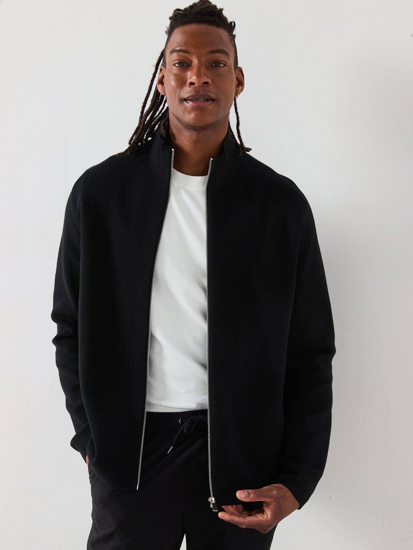 selected-homme-mike-lightweight-long-sleeve-knitted-cardigan-black
