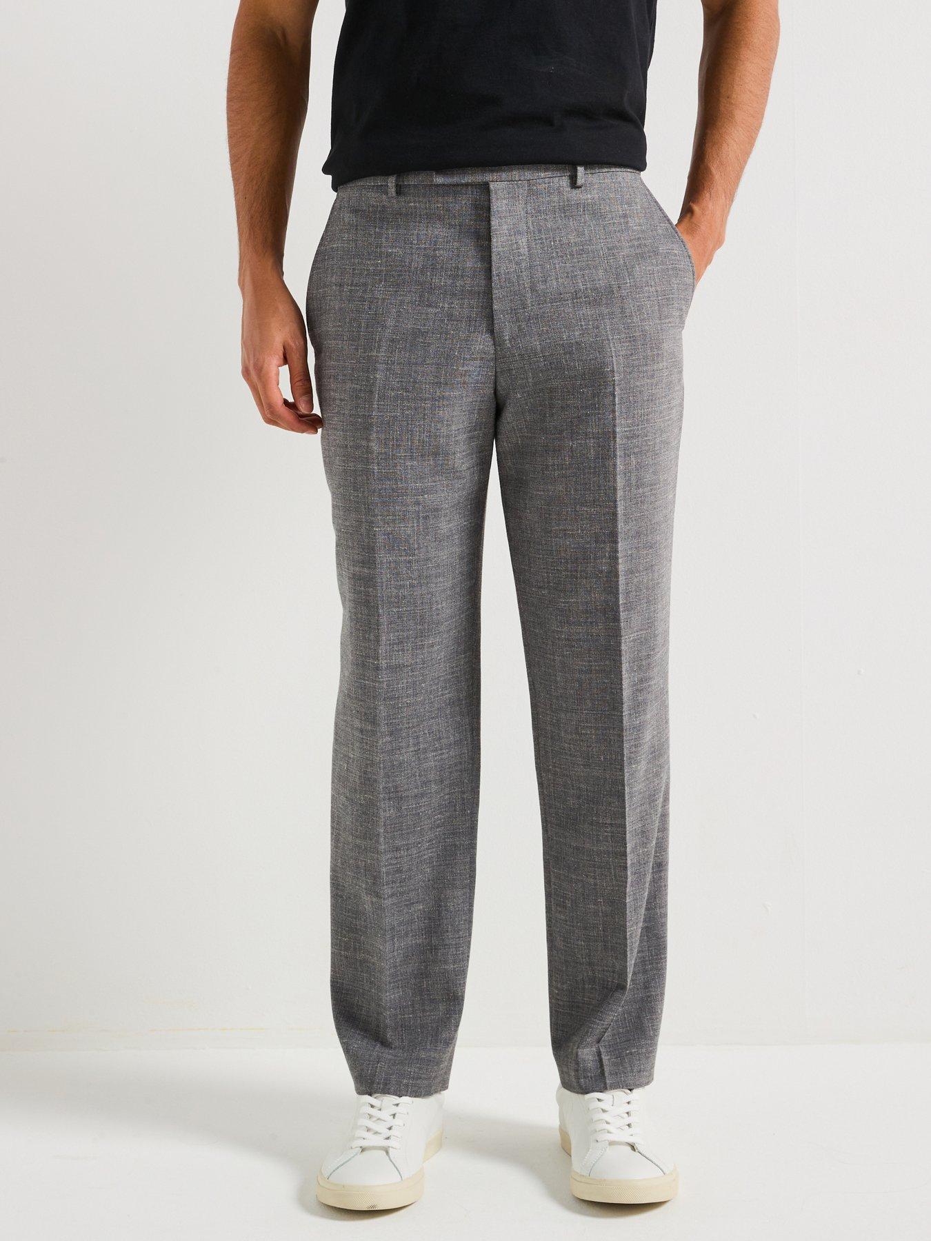 selected-homme-regular-fit-oasis-trousers-grey