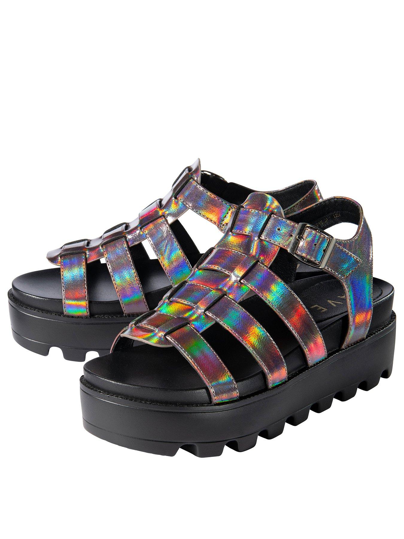  image of ravel-buxley-flat-sandals-pewter