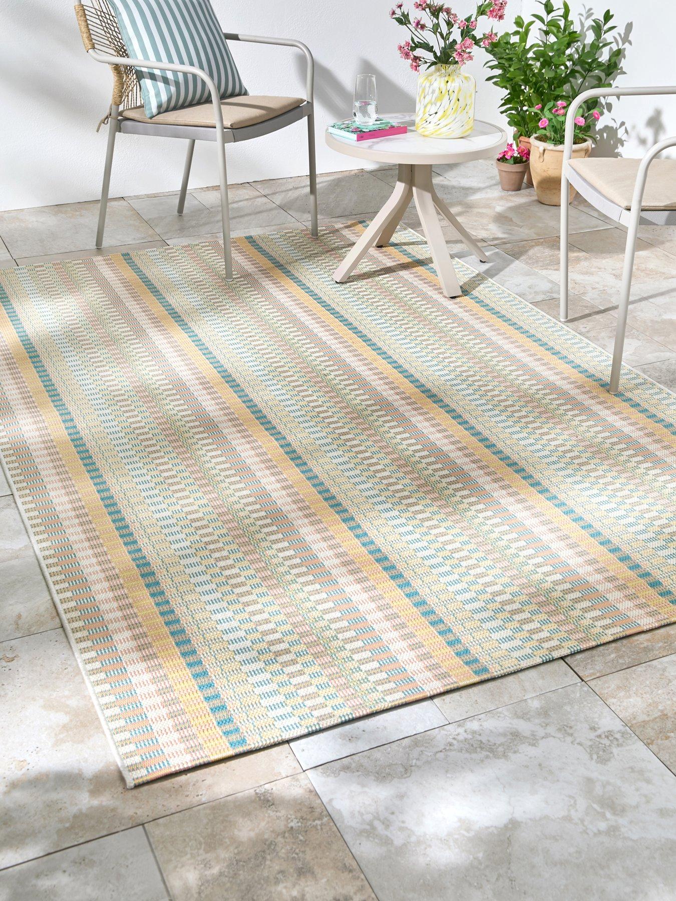 The Very Collection Cosmos Stripe Indoor/Outdoor Rug - Multi
