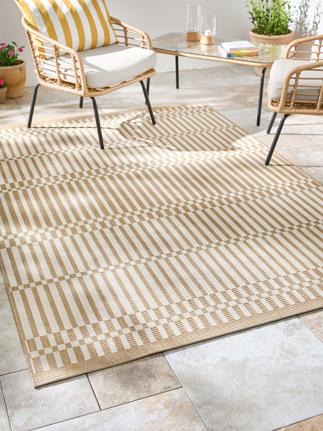 The Very Collection Element Textured Indoor/Outdoor Rug - Natural ...