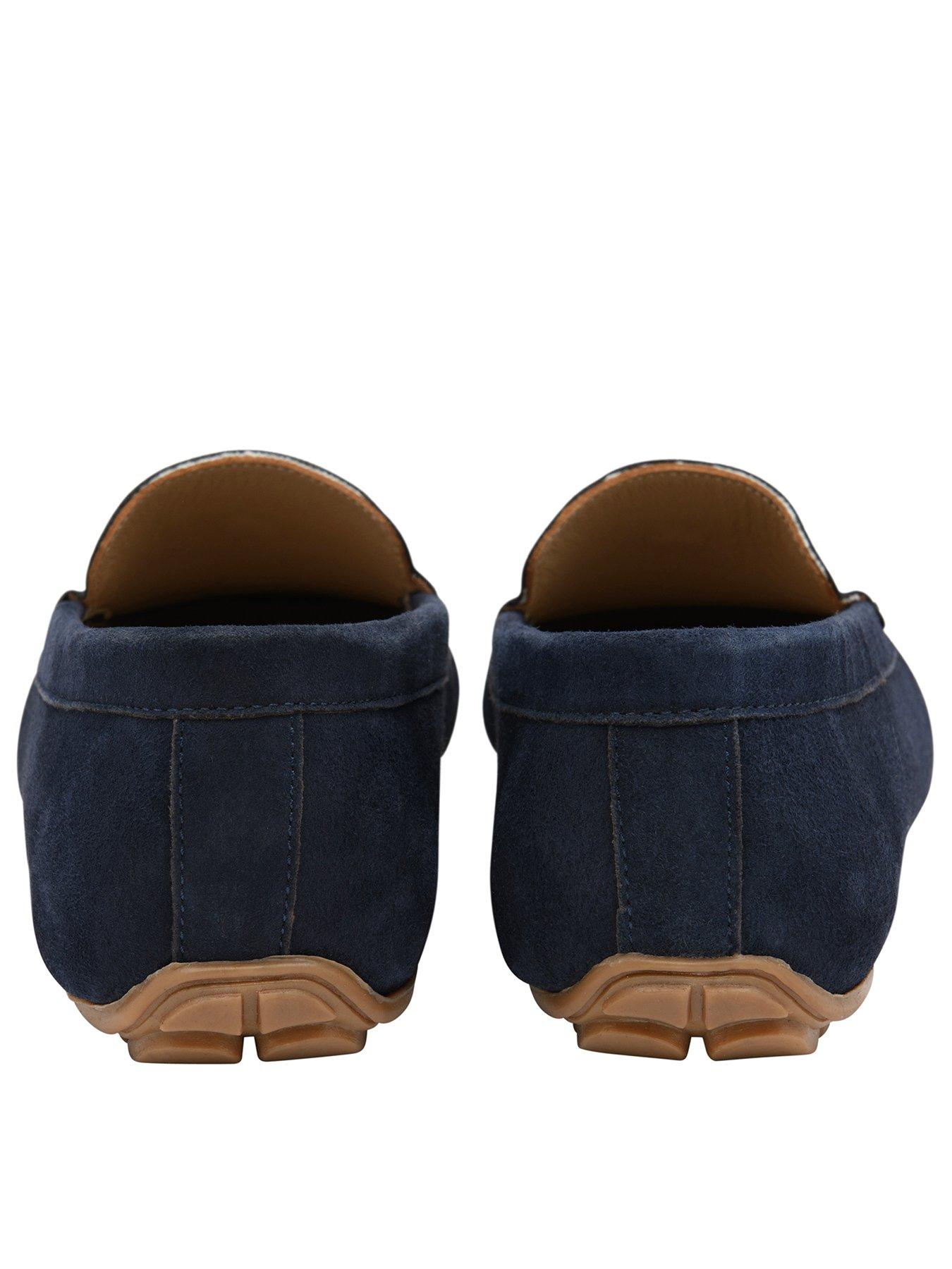  image of ravel-bute-loafers-dark-navy-suede