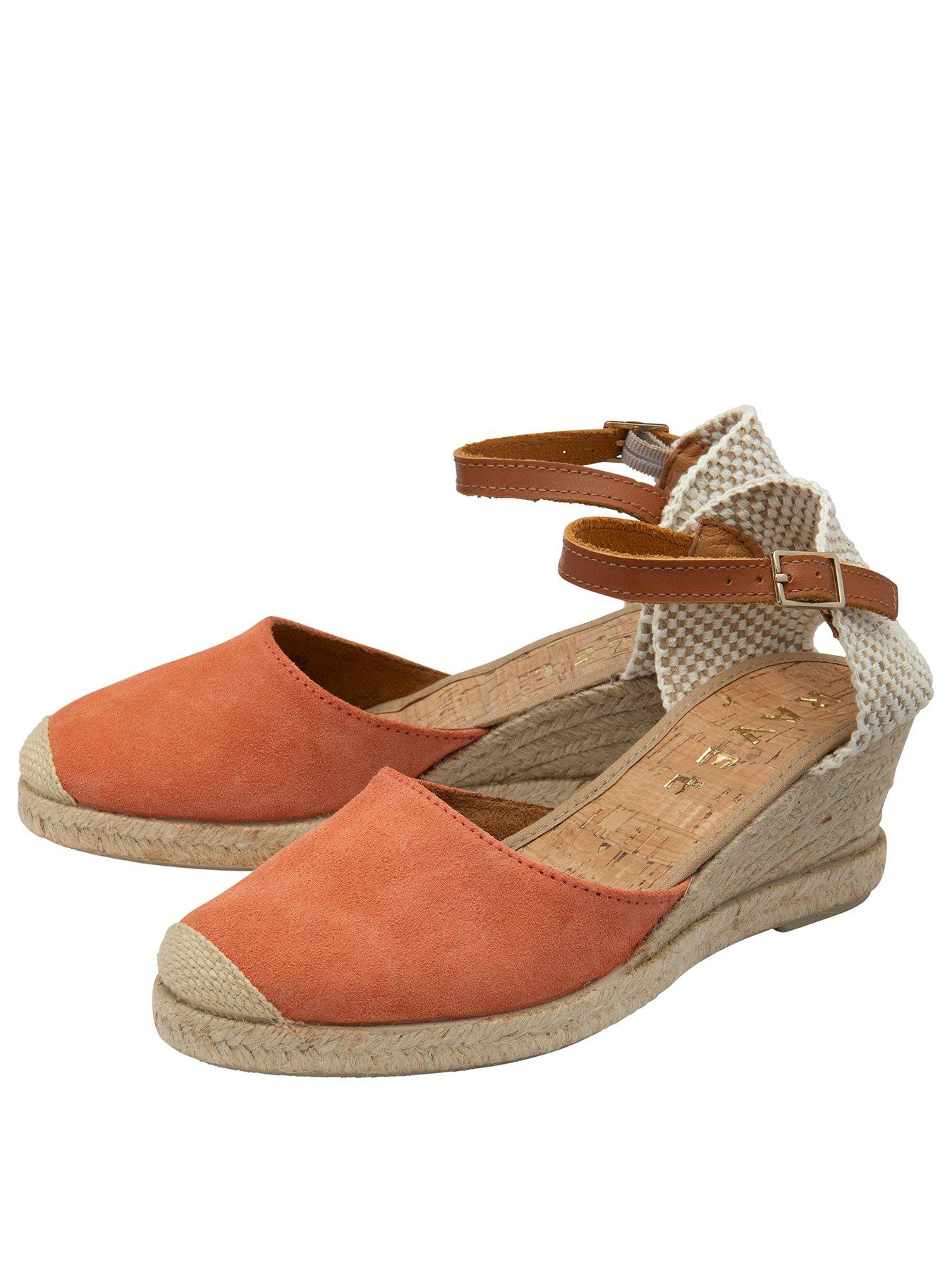  image of ravel-rhea-heeled-shoes-coral-suede