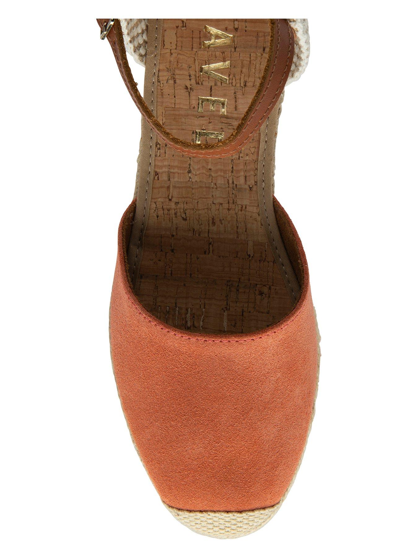  image of ravel-rhea-heeled-shoes-coral-suede