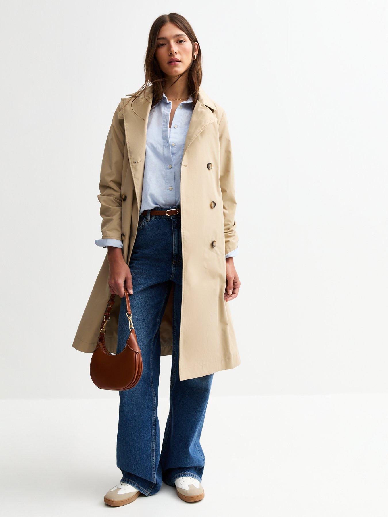  image of new-look-blue-long-sleeve-chambray-shirt