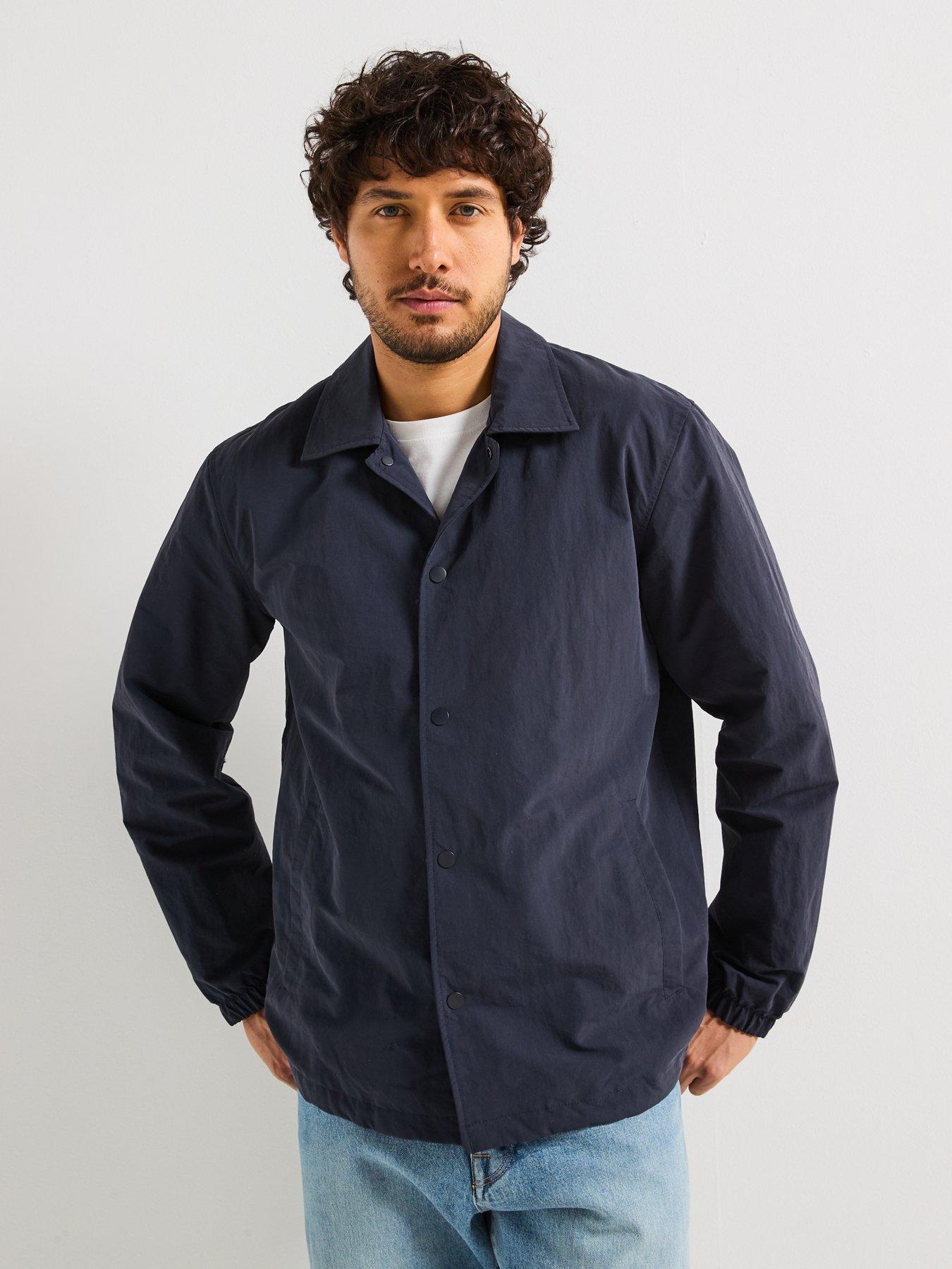 Selected Homme Archive Coach Jacket - Navy | Littlewoods