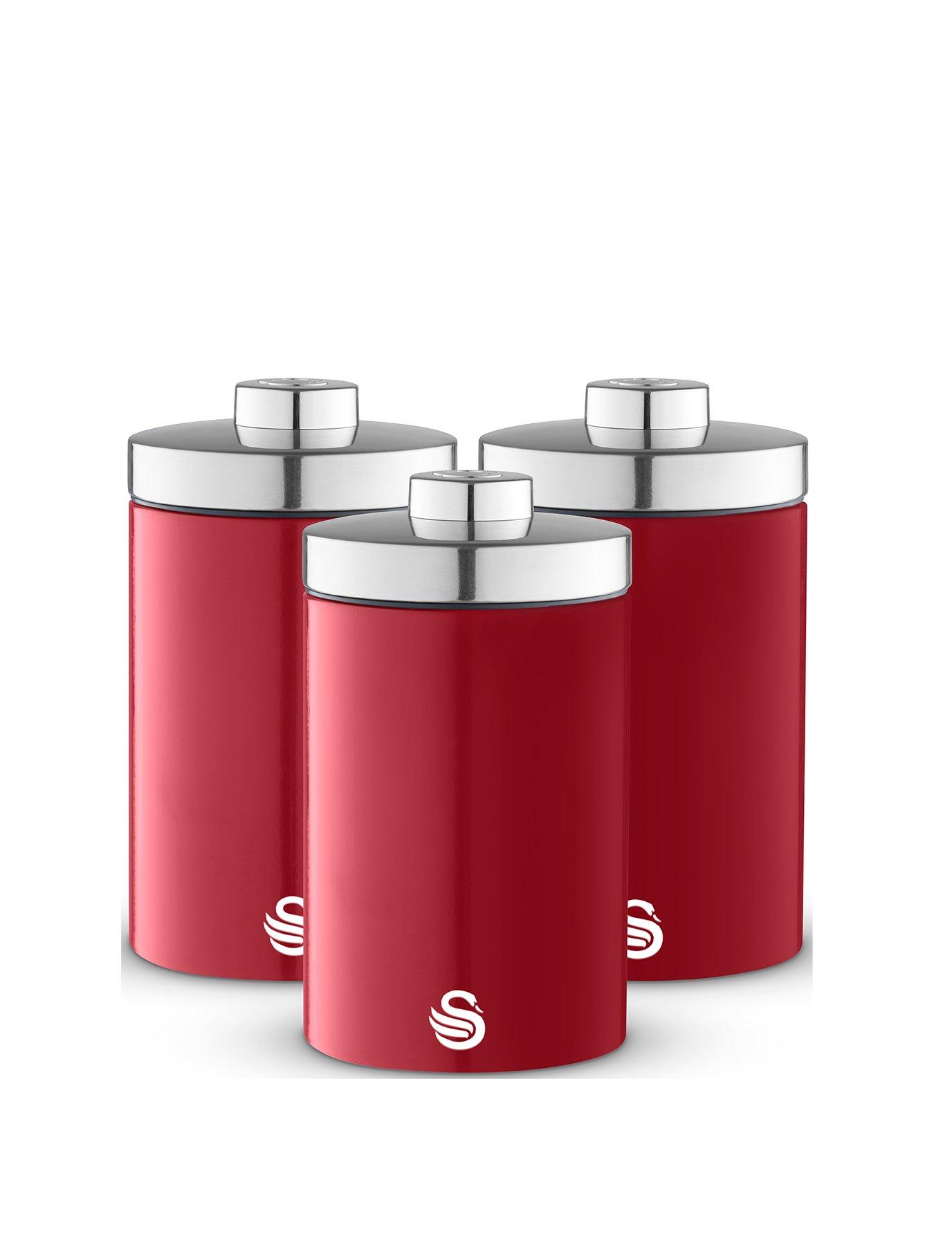 swan-townhouse-set-of-3-storage-canisters-in-red