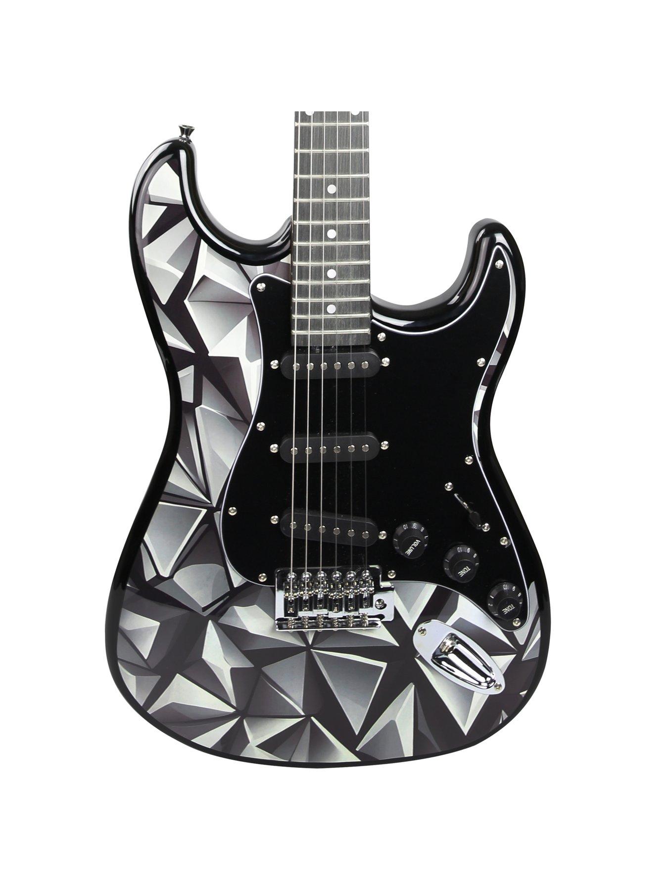  image of jaxville-full-size-electric-guitar-kit-with-10-watt-amp-strap-gig-bag-picks-whammy-lead-spare-strings-amp-lessons