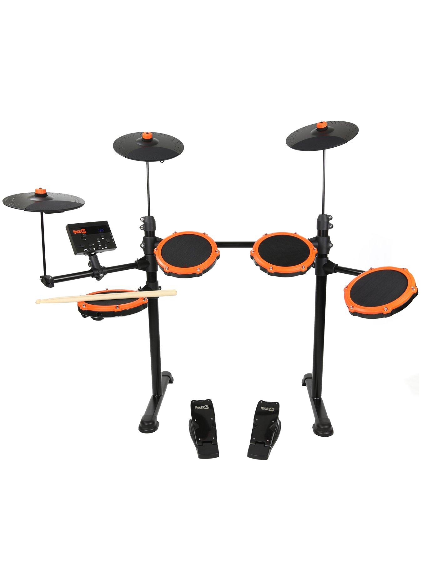 Image 2 of 7 of RockJam Mesh Head Electronic Drum Set with Drumstick