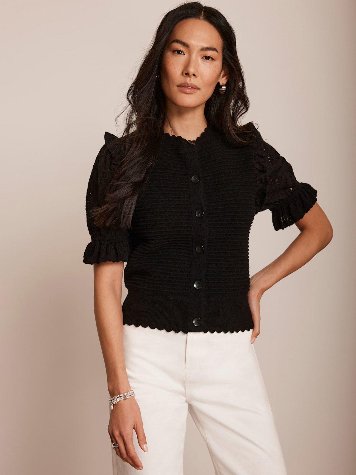 mint-velvet-broderie-sleeve-cardigan-black