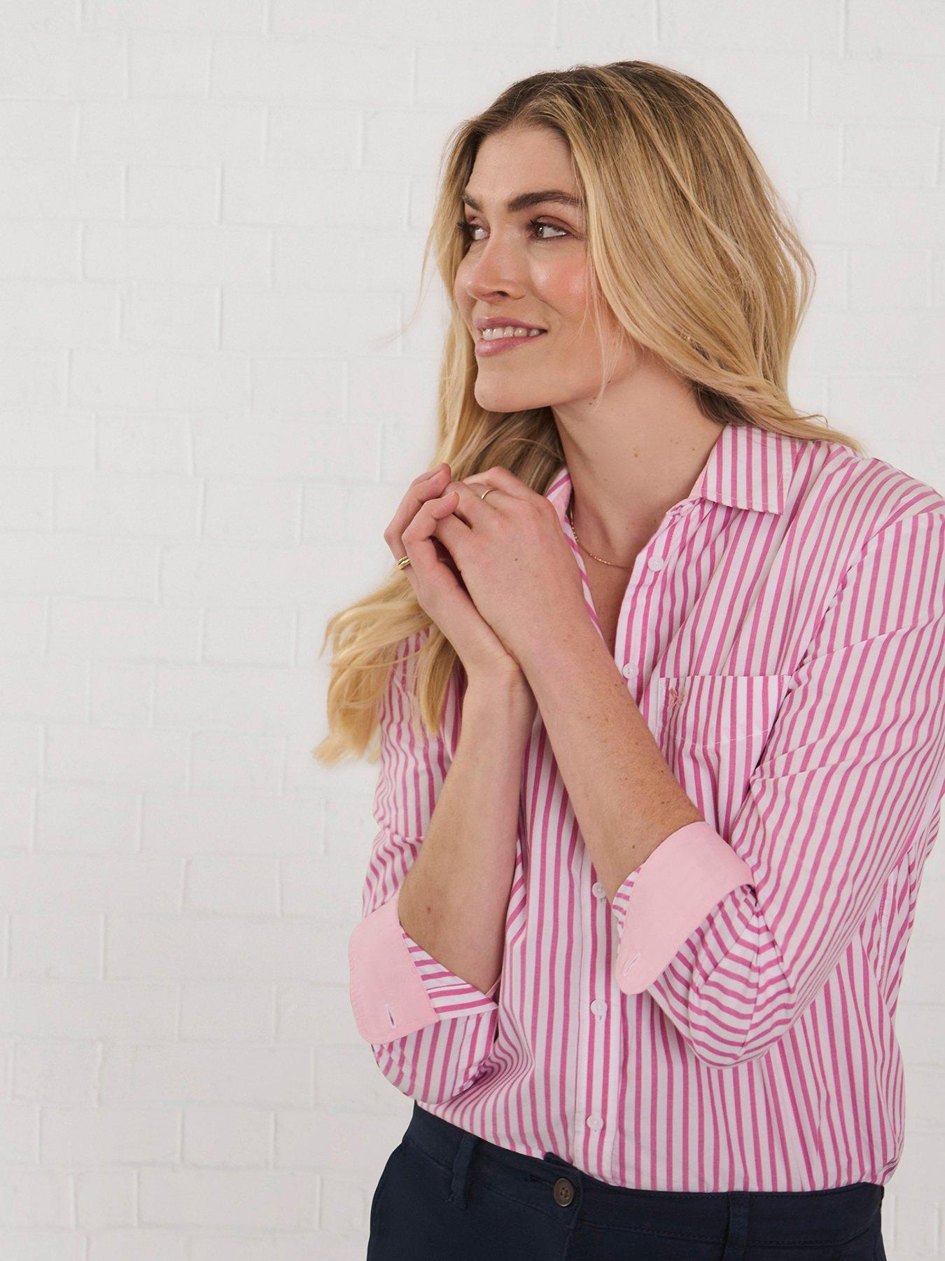 undefined Relaxed Poplin Shirt - Pink