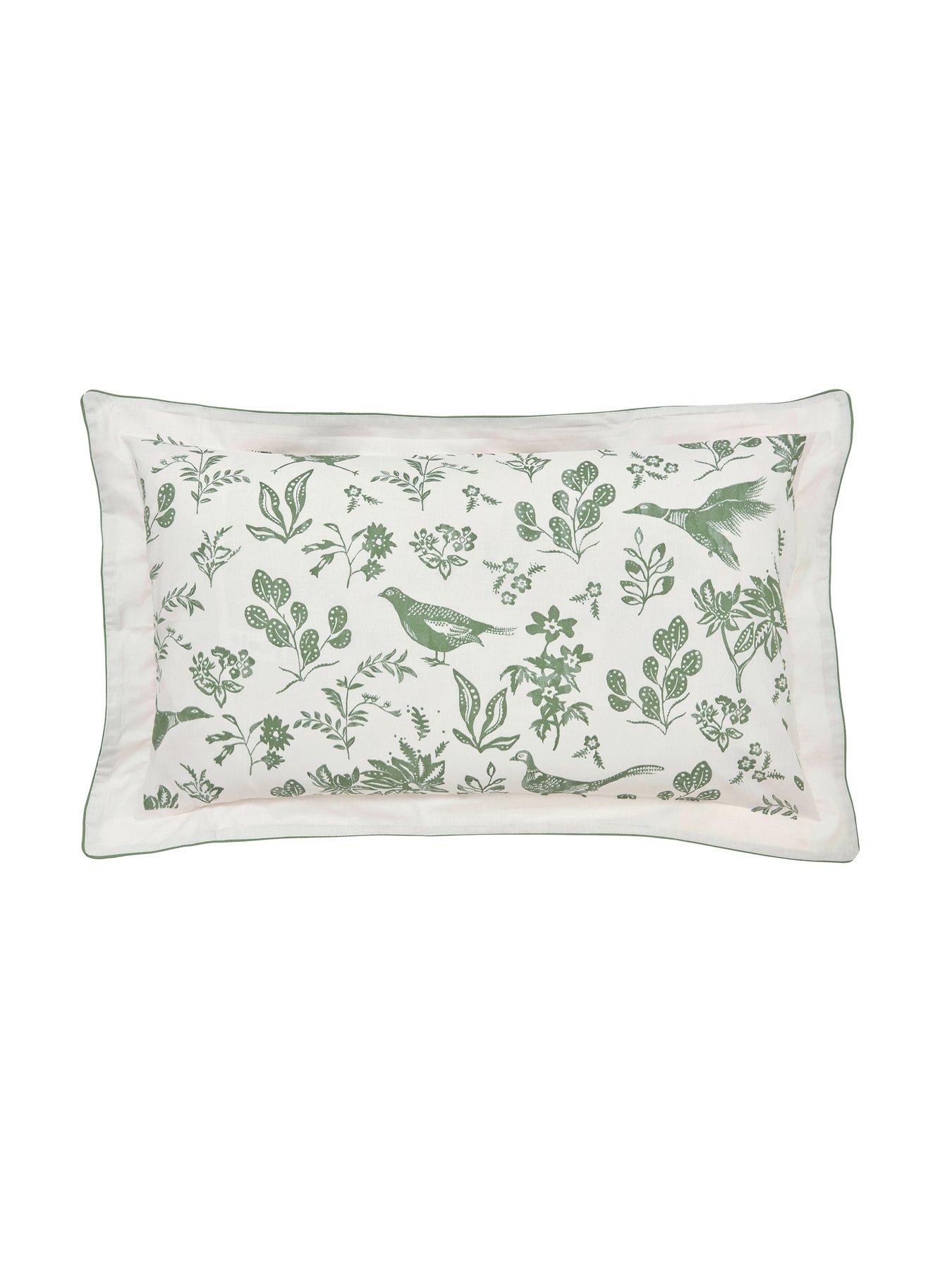  image of joules-festival-pheasants-100-cotton-percale-duvet-cover-set