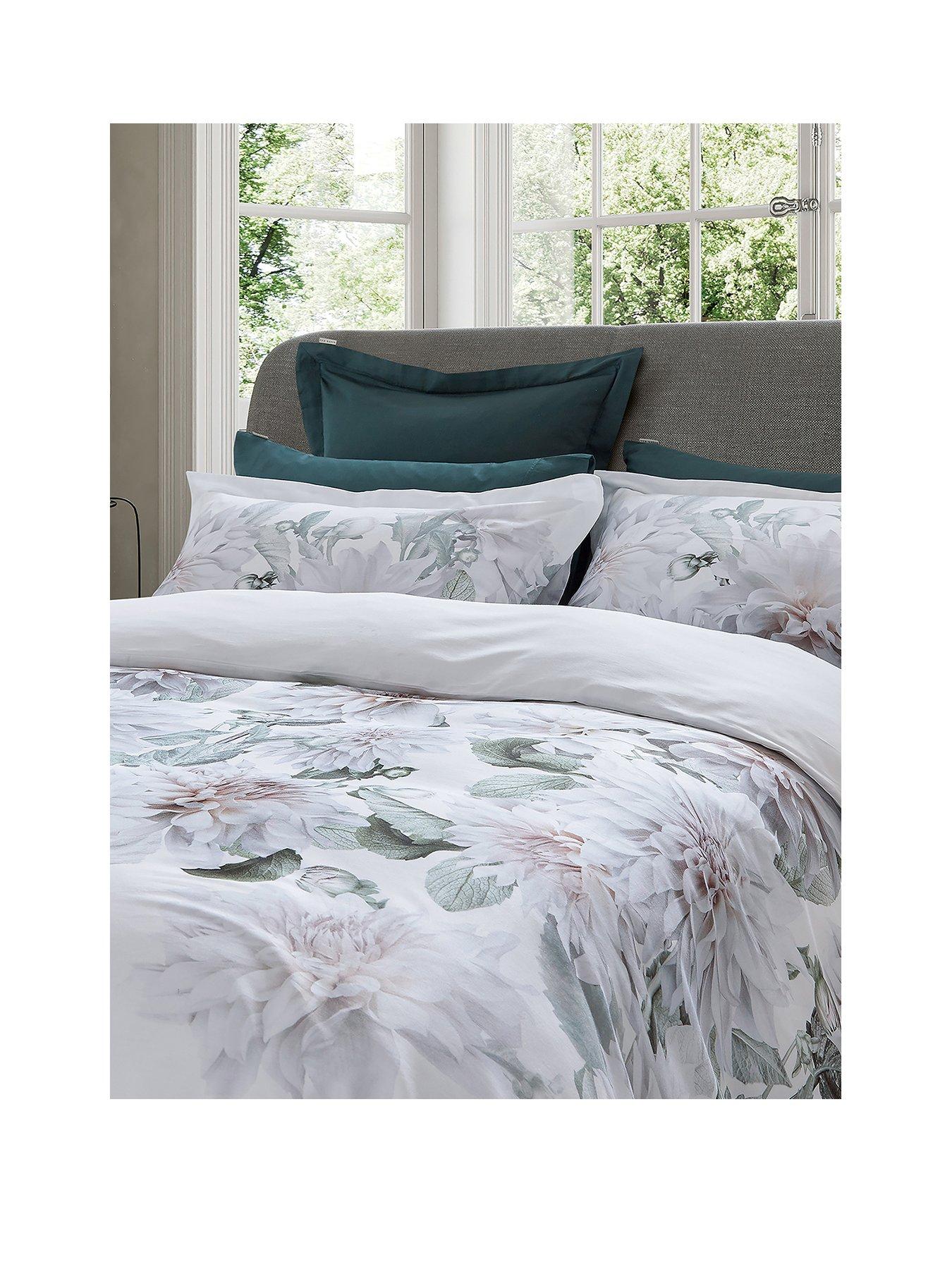  image of ted-baker-clove-floral-100-cotton-sateen-duvet-cover-setnbsp