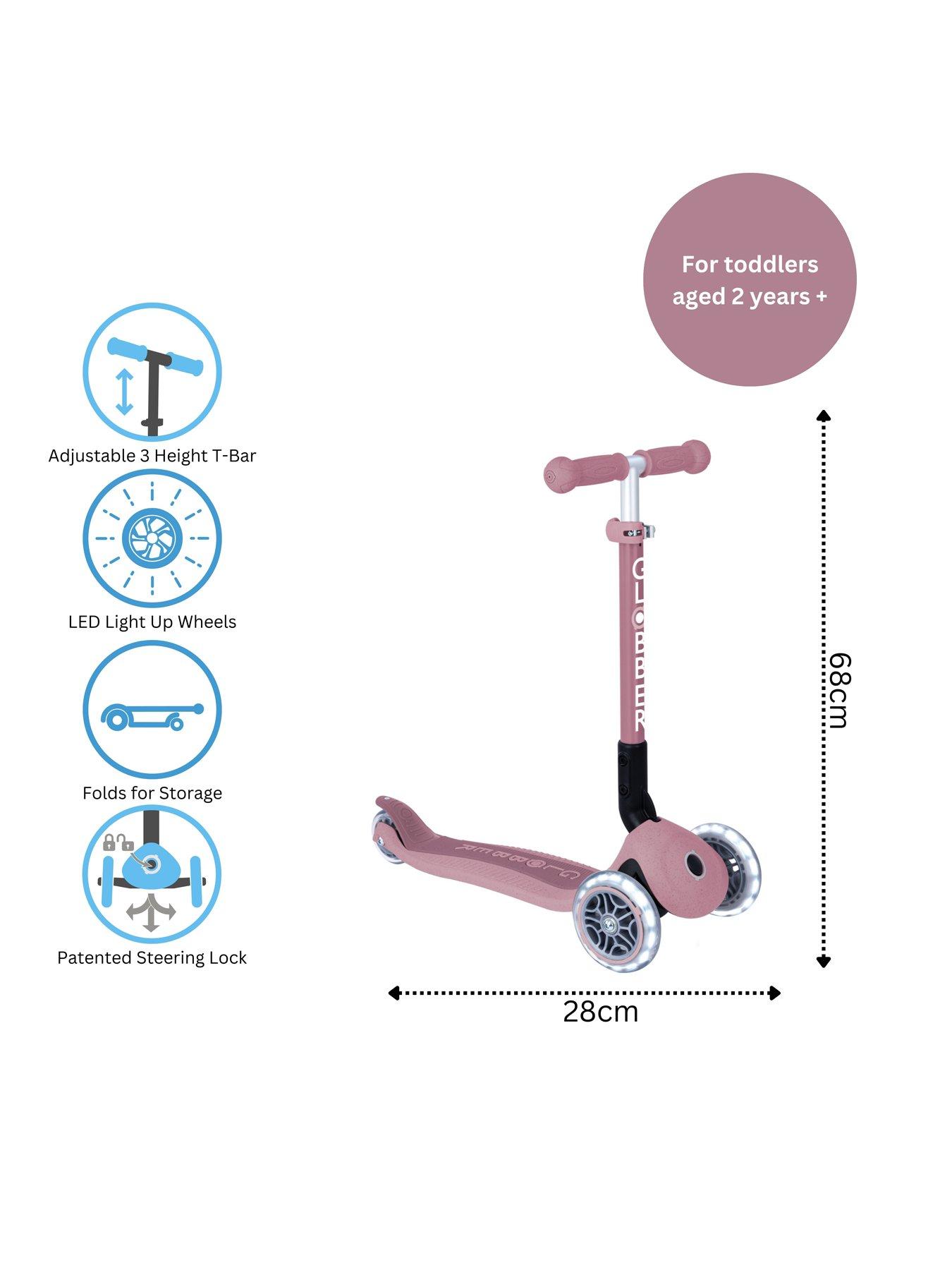 Image 7 of 7 of GLOBBER Junior Foldable Lights Scooter&nbsp;- Berries