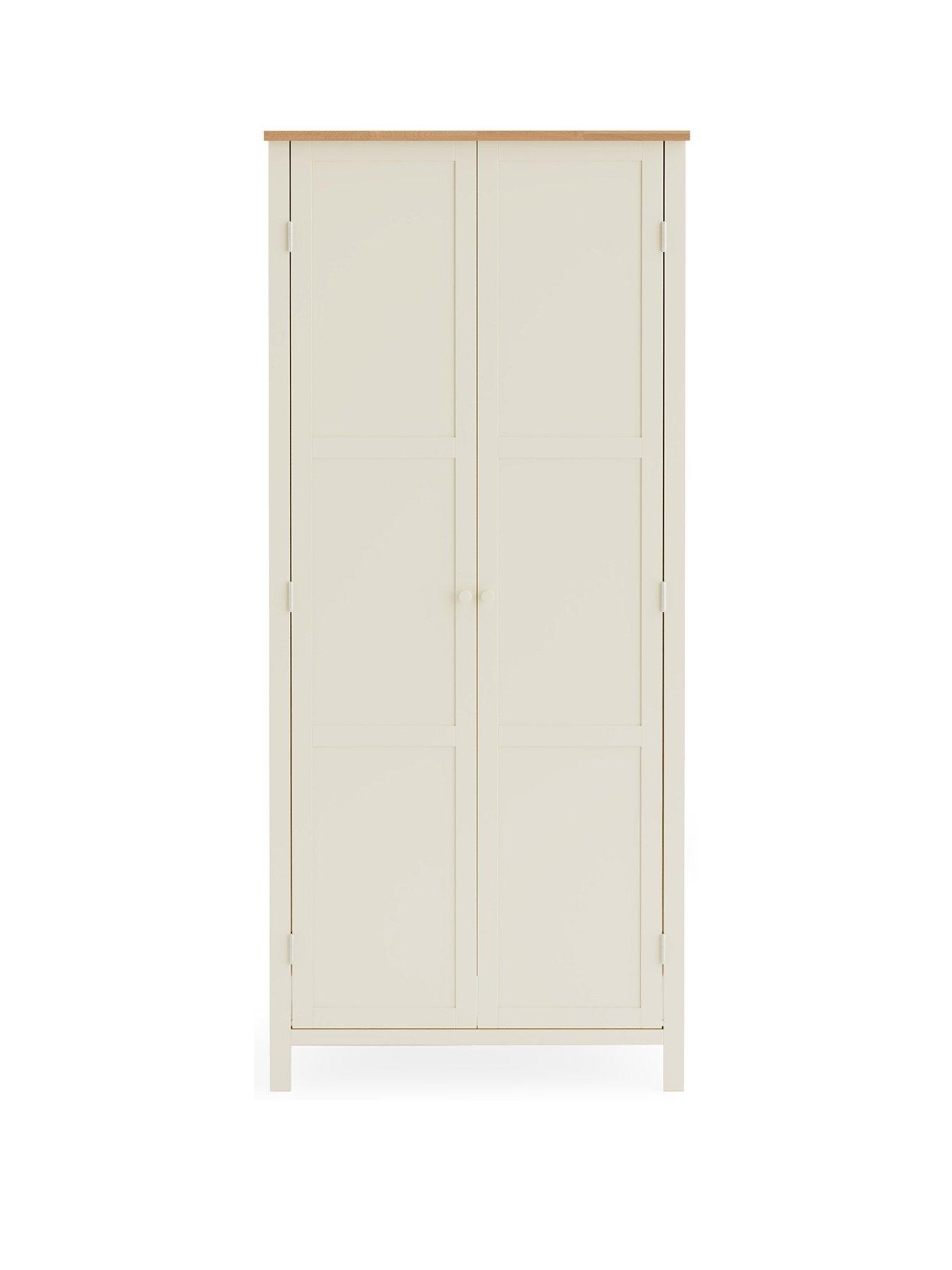  image of julian-bowen-coxmoor-wardrobe-contains-solid-oak
