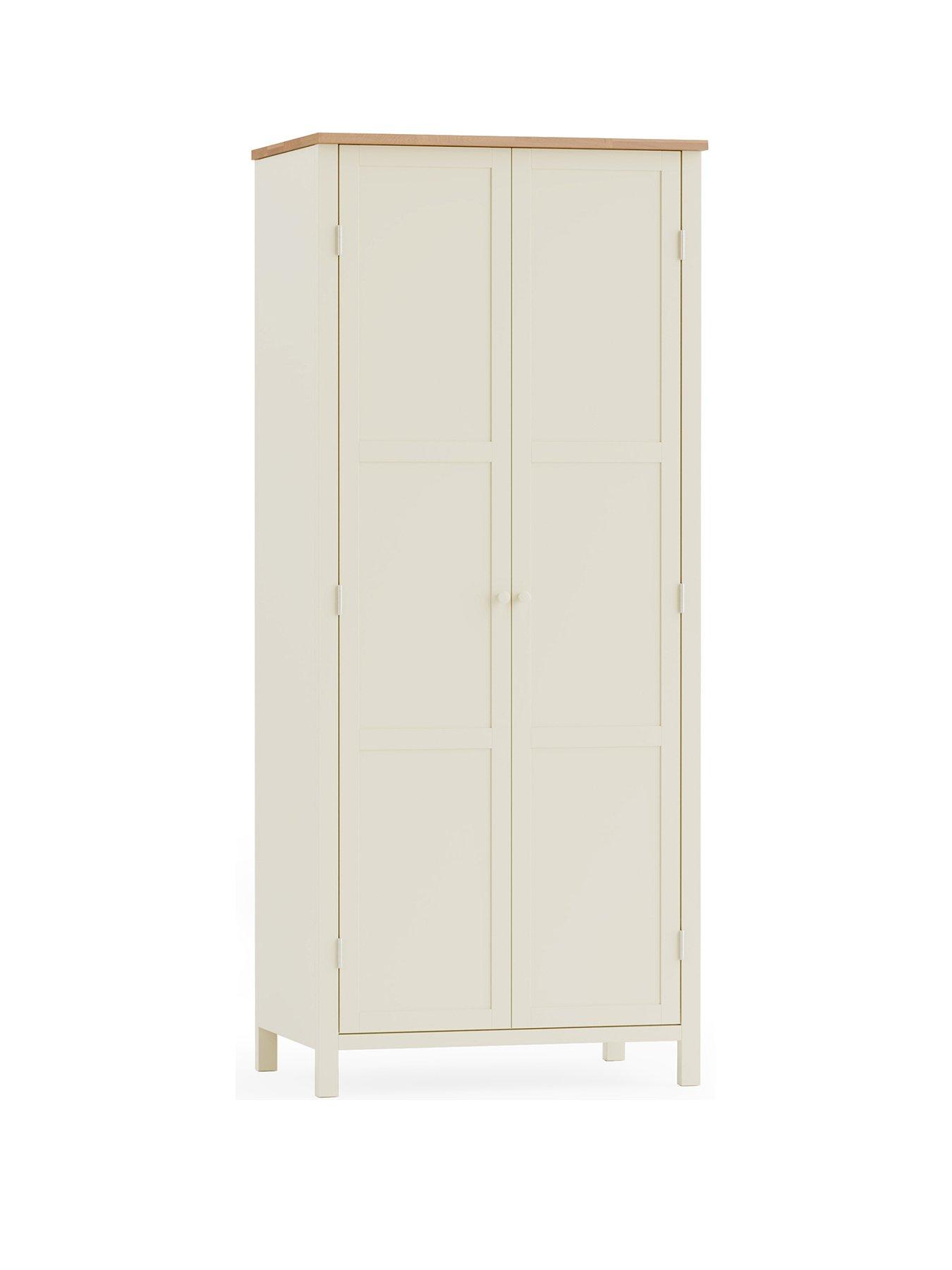  image of julian-bowen-coxmoor-wardrobe-contains-solid-oak