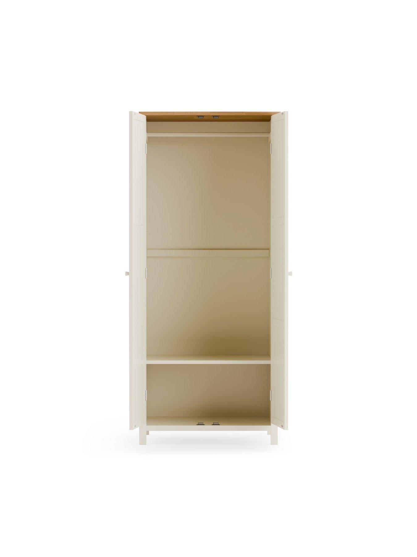  image of julian-bowen-coxmoor-wardrobe-contains-solid-oak
