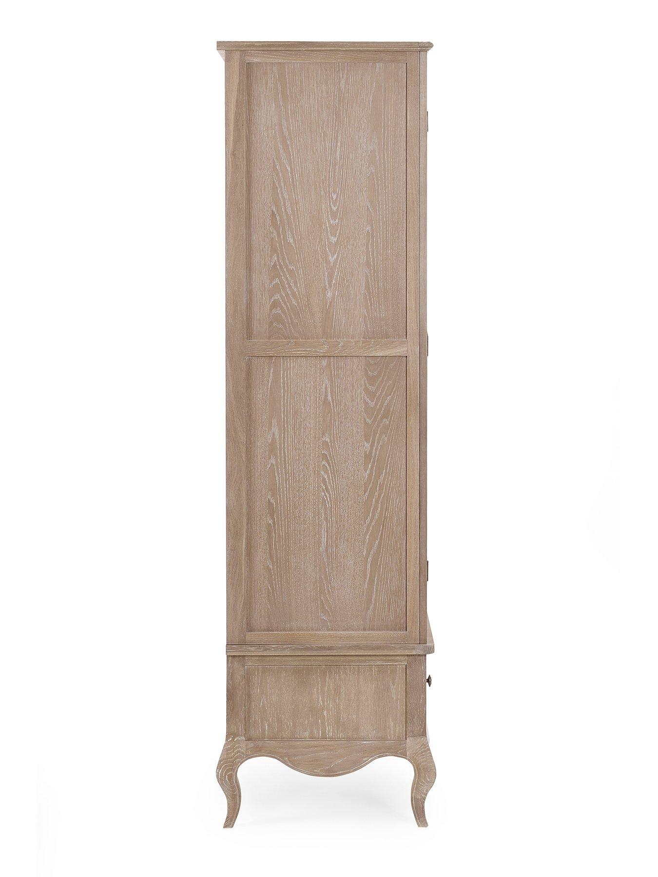  image of julian-bowen-camille-2-door-1-drawernbspcombination-wardrobe-contains-solid-oak
