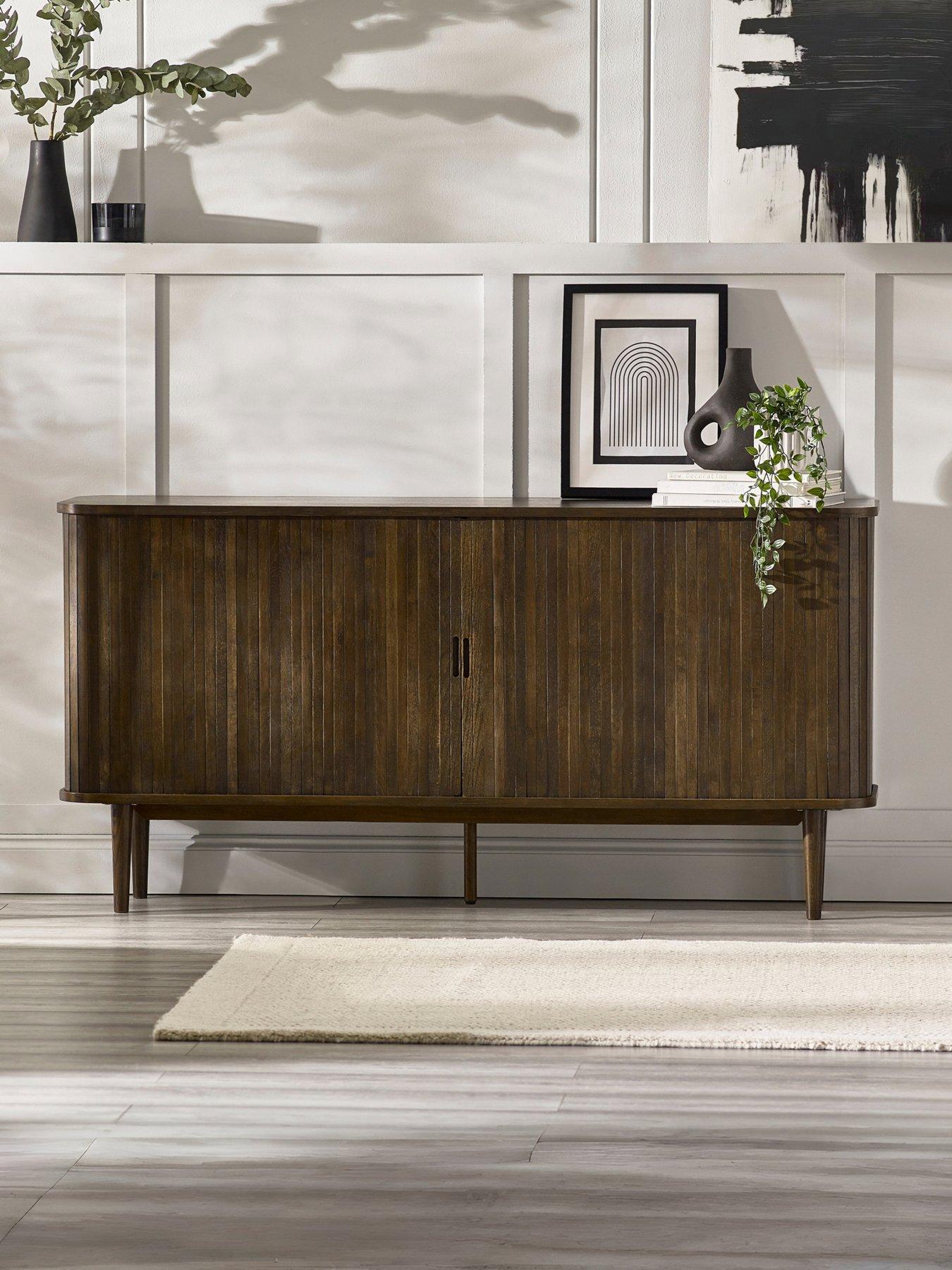 front image of julian-bowen-arya-sideboard-dark-oak
