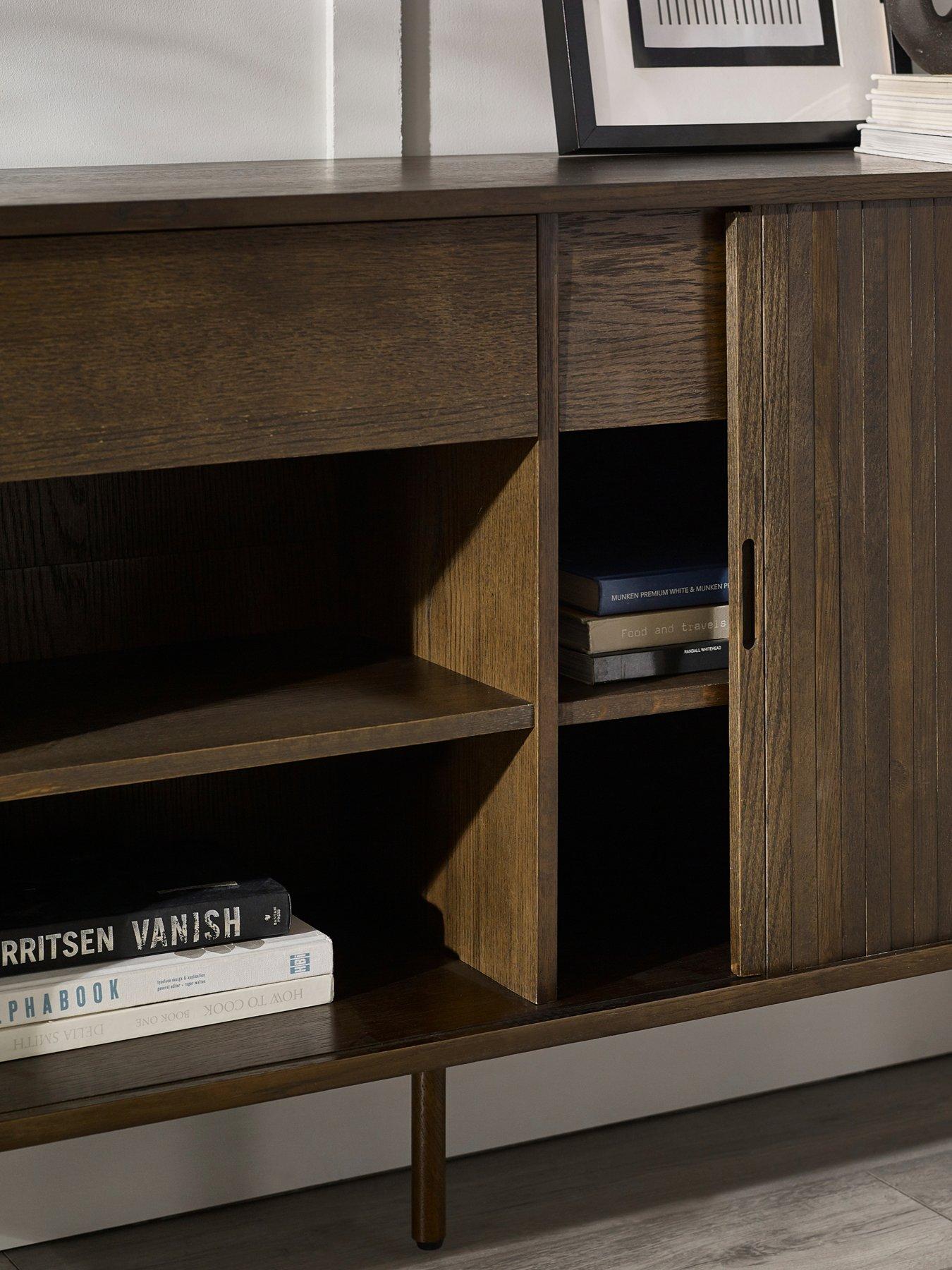  image of julian-bowen-arya-sideboard-dark-oak