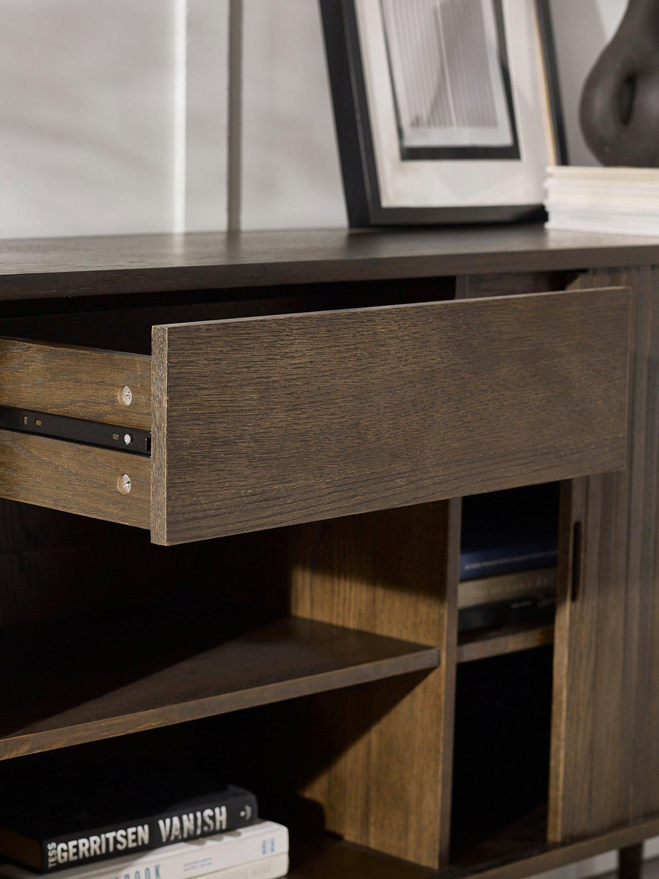  image of julian-bowen-arya-sideboard-dark-oak