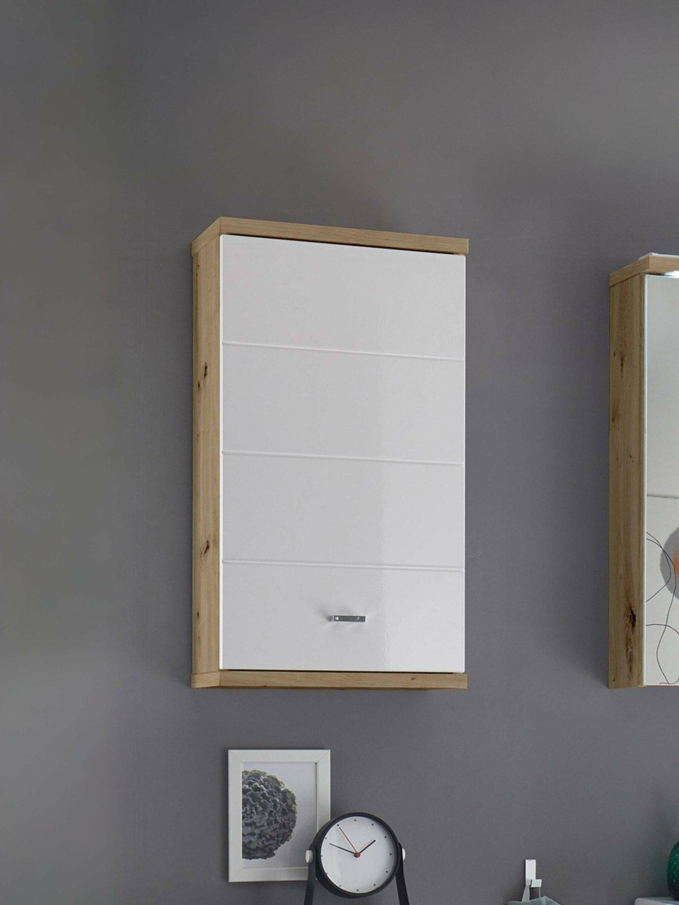 Julian Bowen Pool Bathroom Wall Cabinet - White