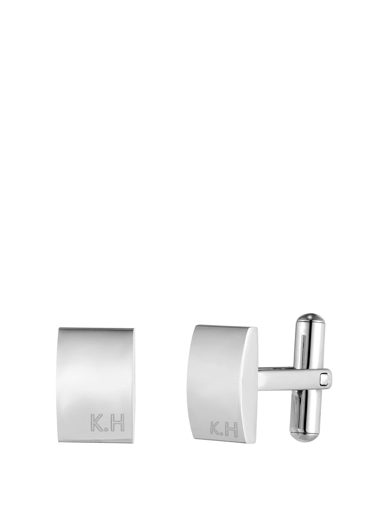 the-love-collection-stainless-steel-mens-personalised-rectangle-cufflinks