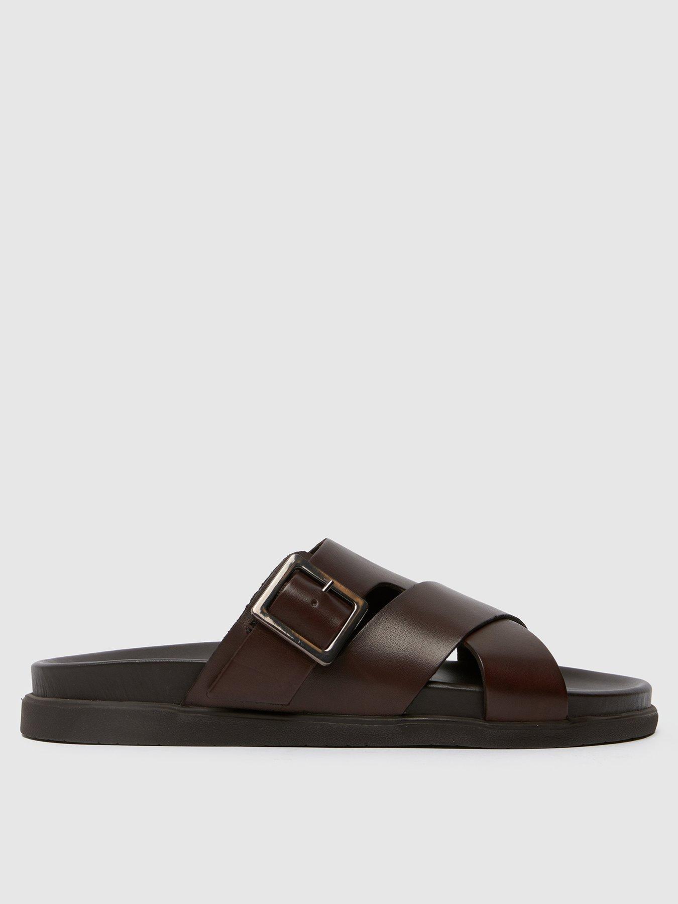 undefined Summit Leather Sandals - Brown