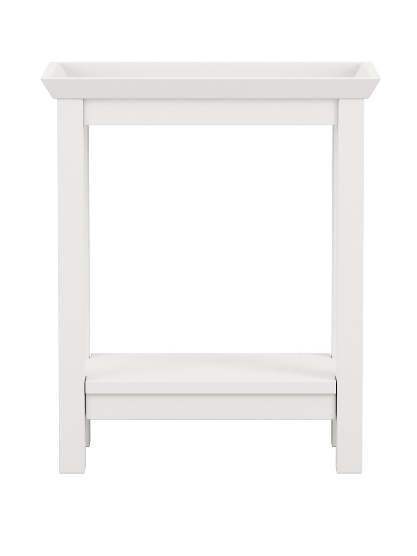  image of lpd-home-cote-side-table-white