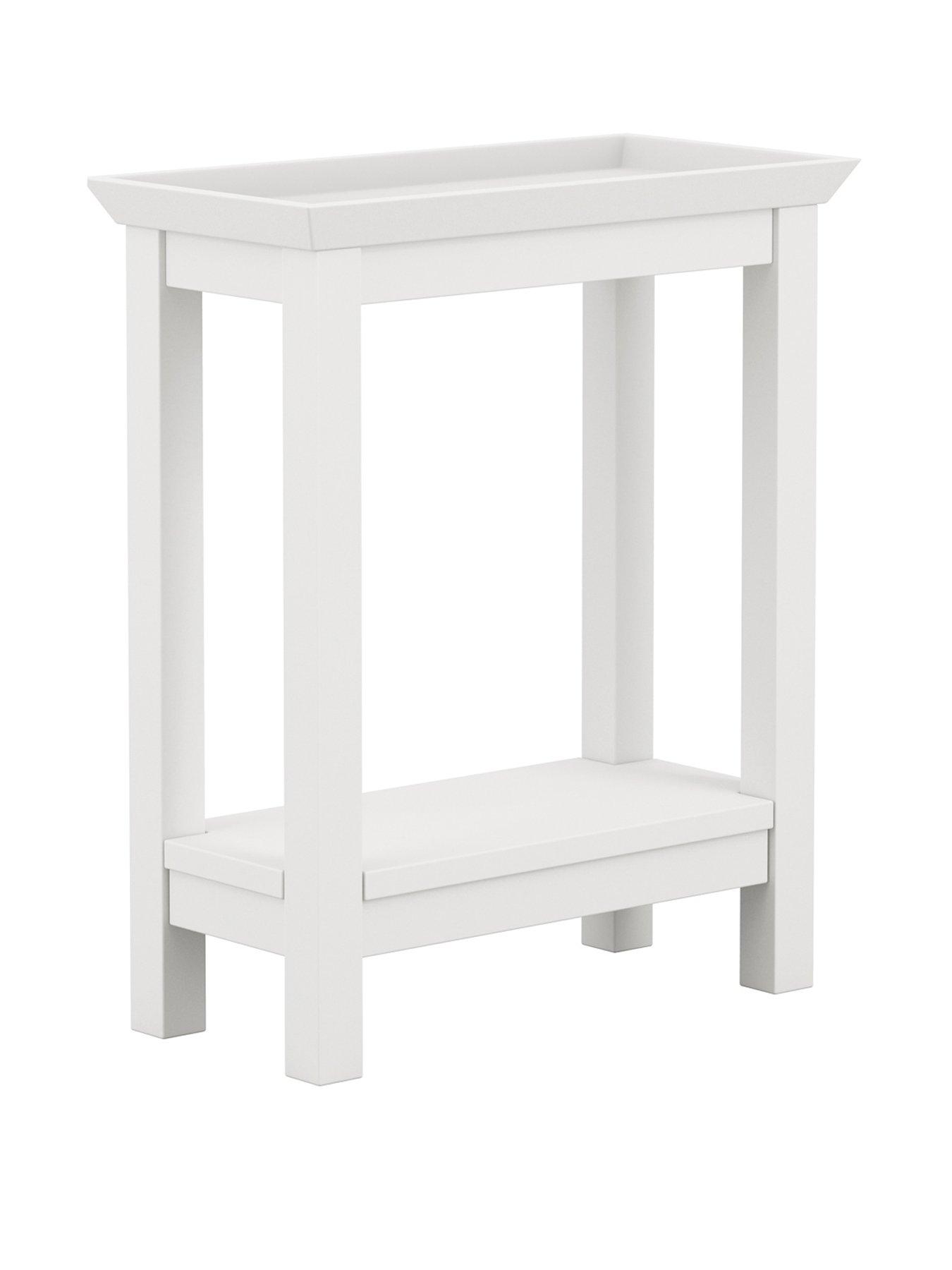  image of lpd-home-cote-side-table-white