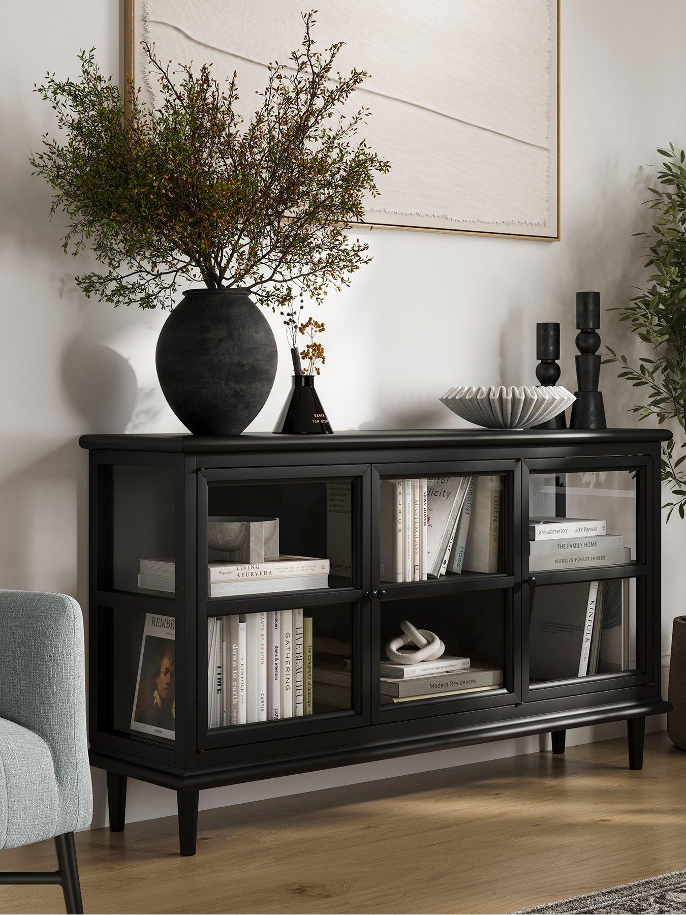 the-inside-edit-westport-3-glassnbspdoor-sideboard-black