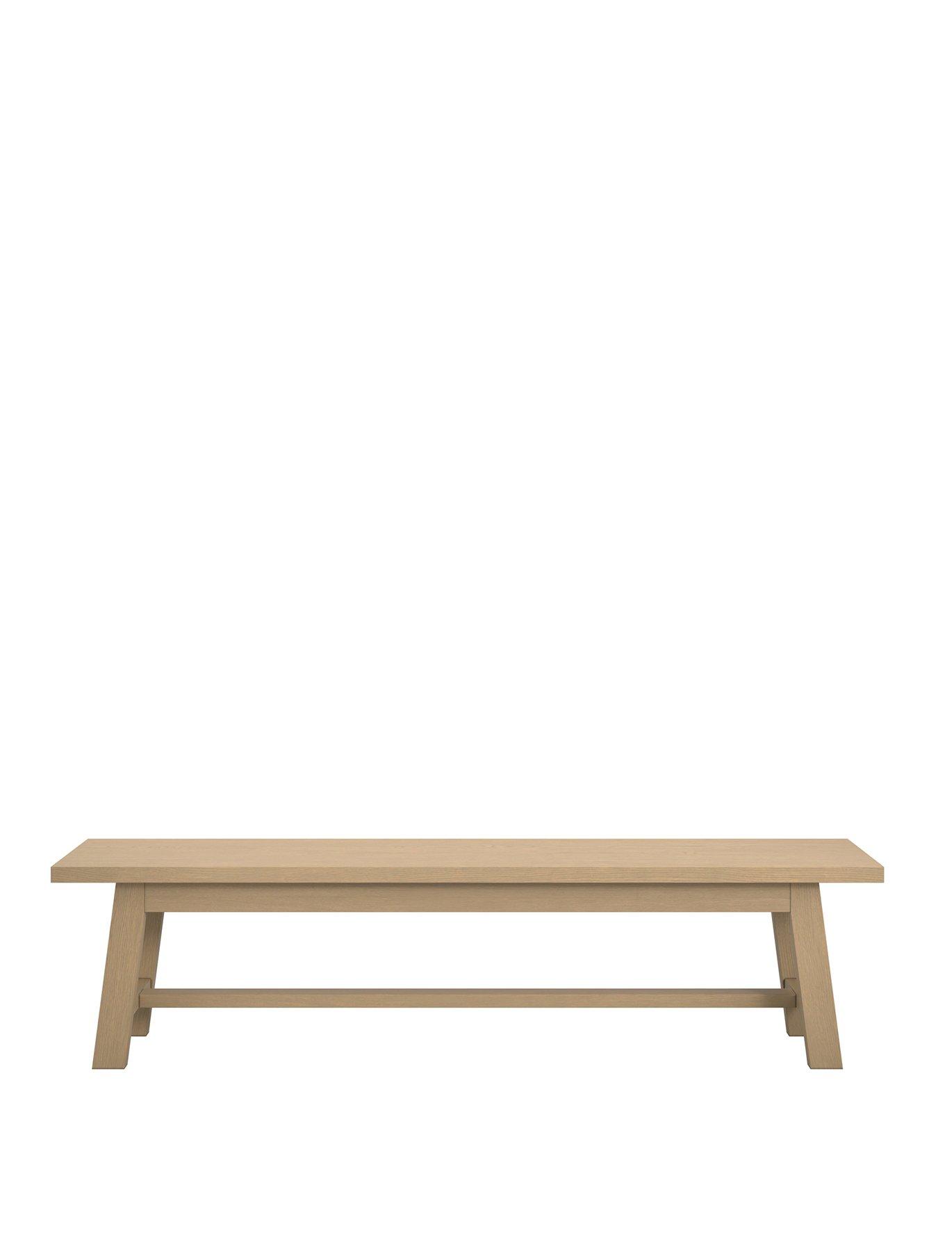 stillFront image of lpd-home-drift-dining-bench-latte